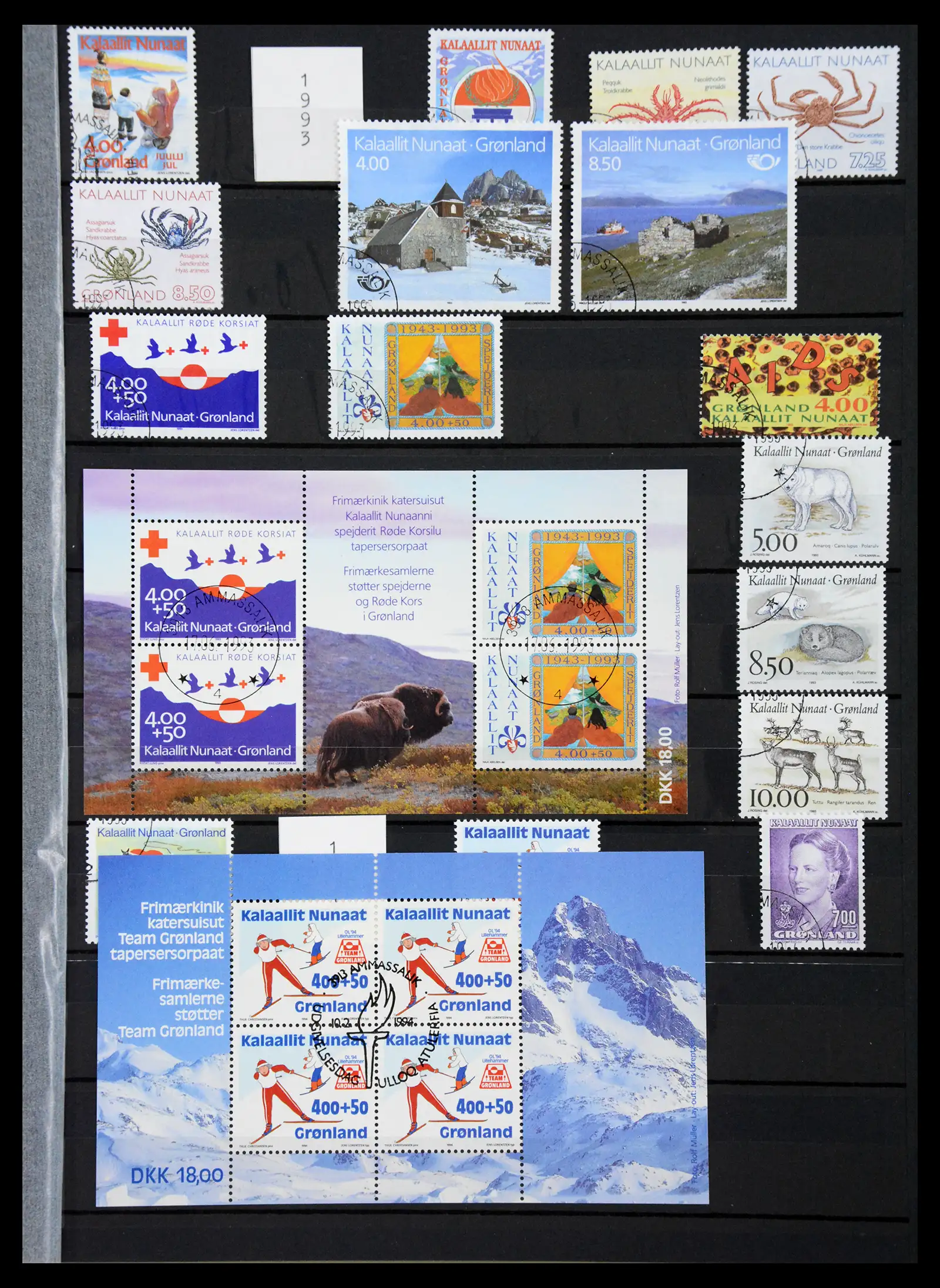 40788 0011 - Postzegelverzameling 40788 Groenland overcompleet 1905-2021!