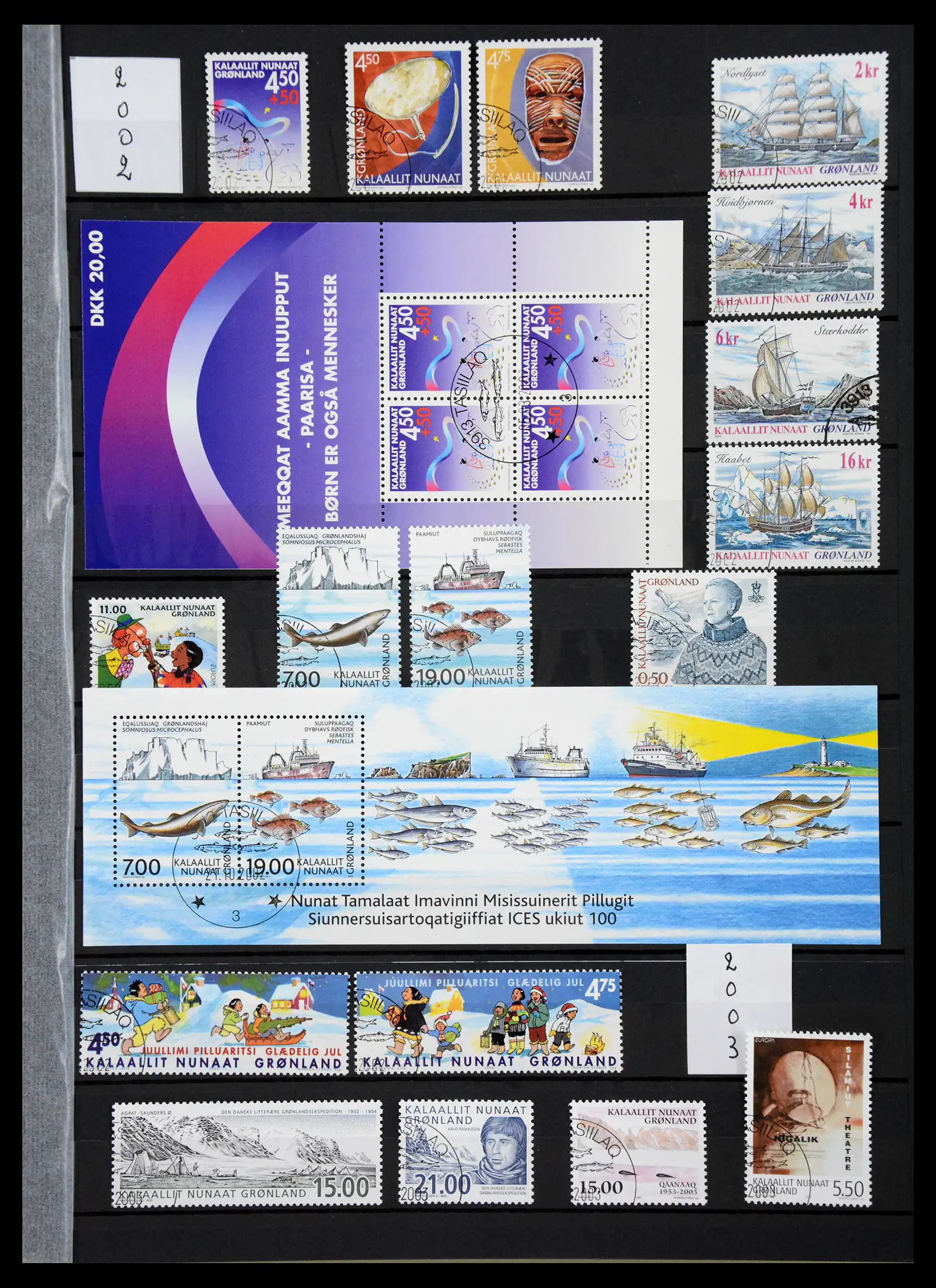 40788 0019 - Postzegelverzameling 40788 Groenland overcompleet 1905-2021!