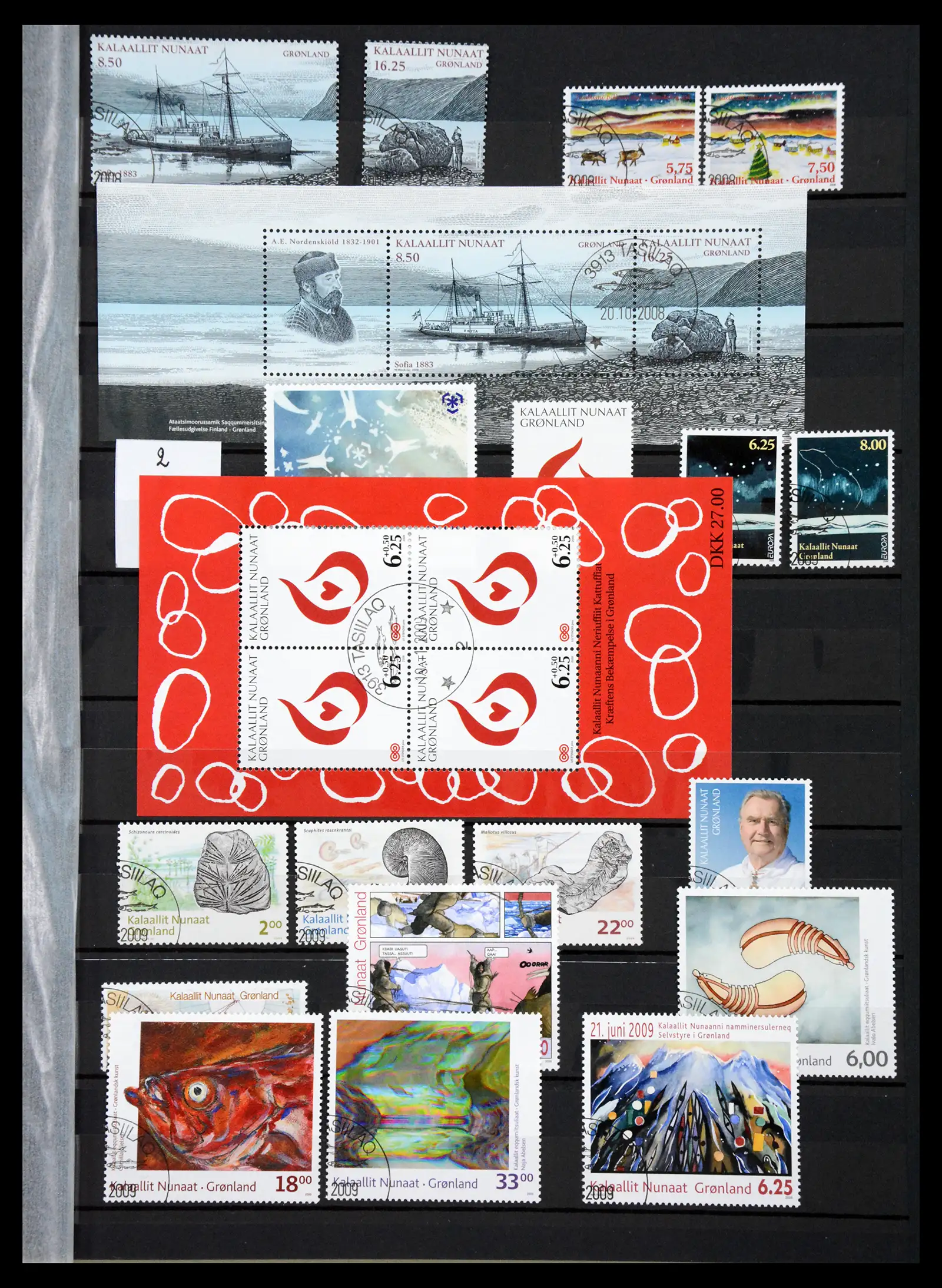 40788 0027 - Stamp collection 40788 Groenland overcomplete 1905-2021!
