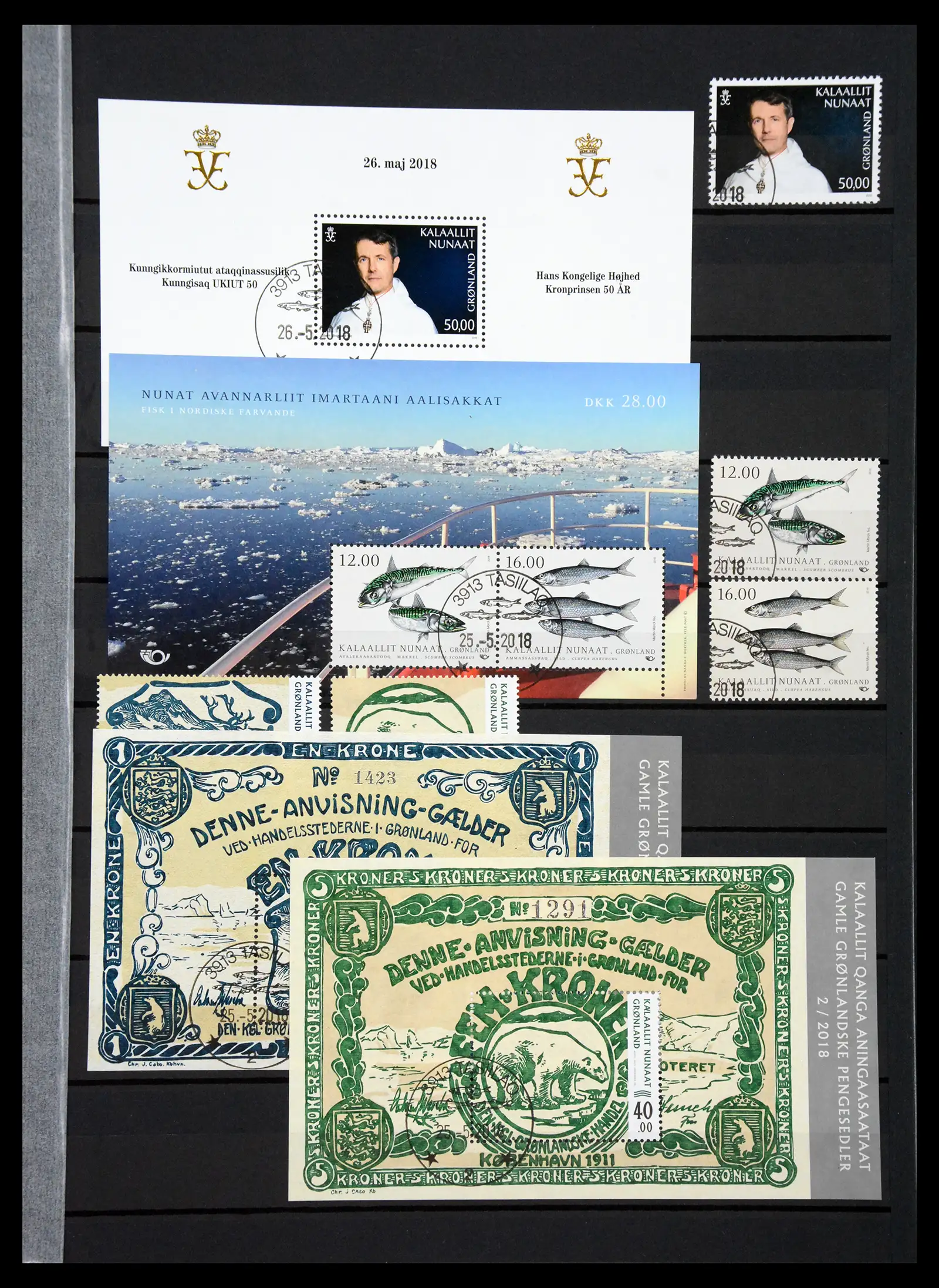 40788 0045 - Stamp collection 40788 Groenland overcomplete 1905-2021!