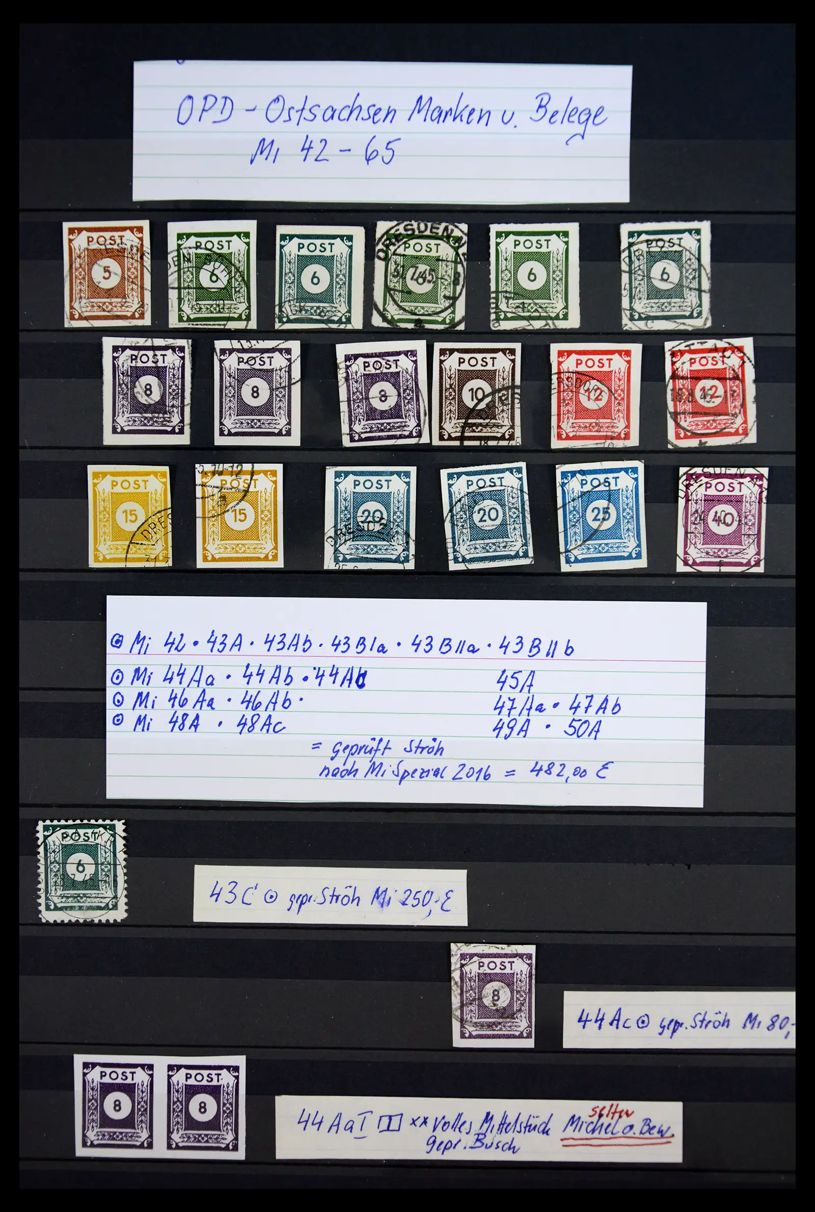 40790 0001 - Stamp collection 40790 German Zones 1945-1949.