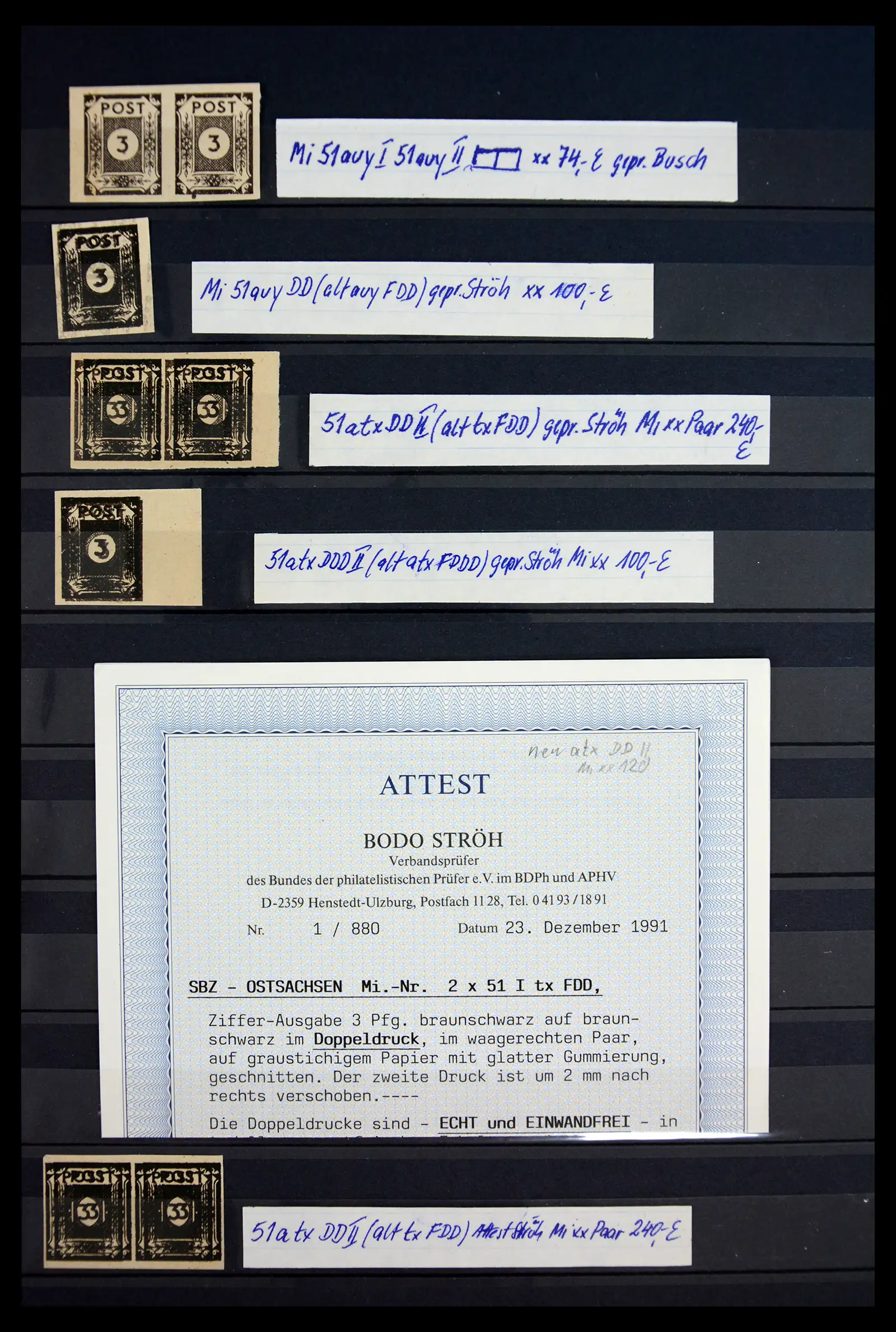 40790 0004 - Stamp collection 40790 German Zones 1945-1949.