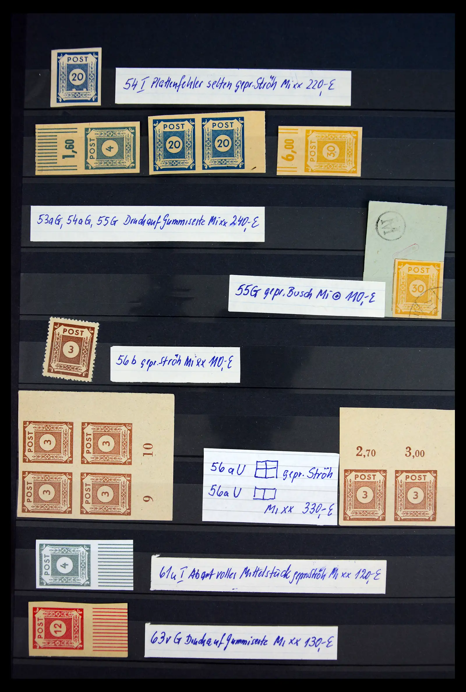 40790 0006 - Stamp collection 40790 German Zones 1945-1949.