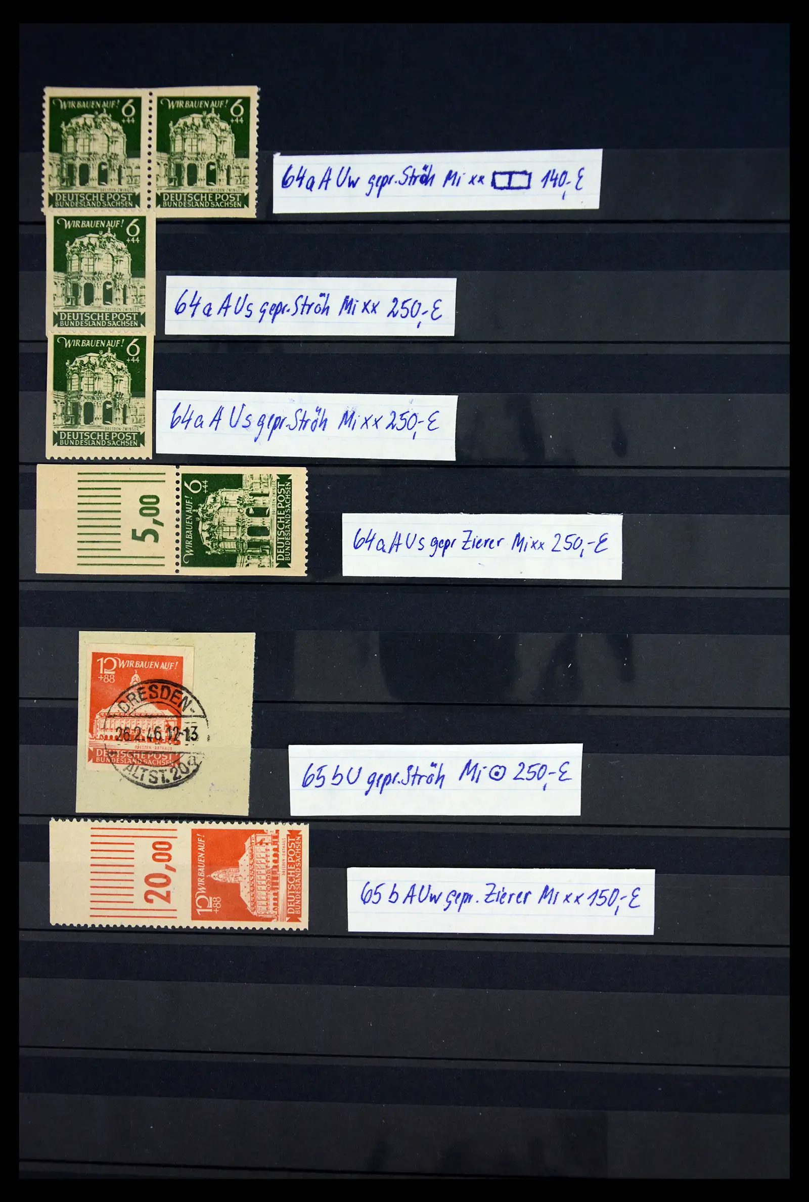 40790 0007 - Stamp collection 40790 German Zones 1945-1949.