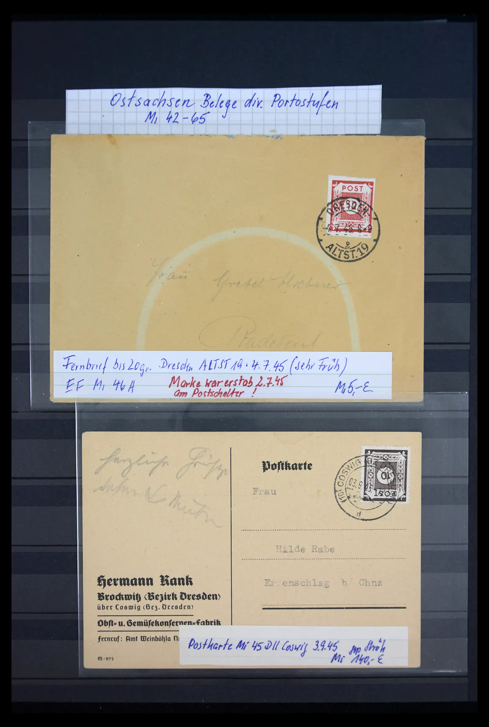 40790 0012 - Stamp collection 40790 German Zones 1945-1949.