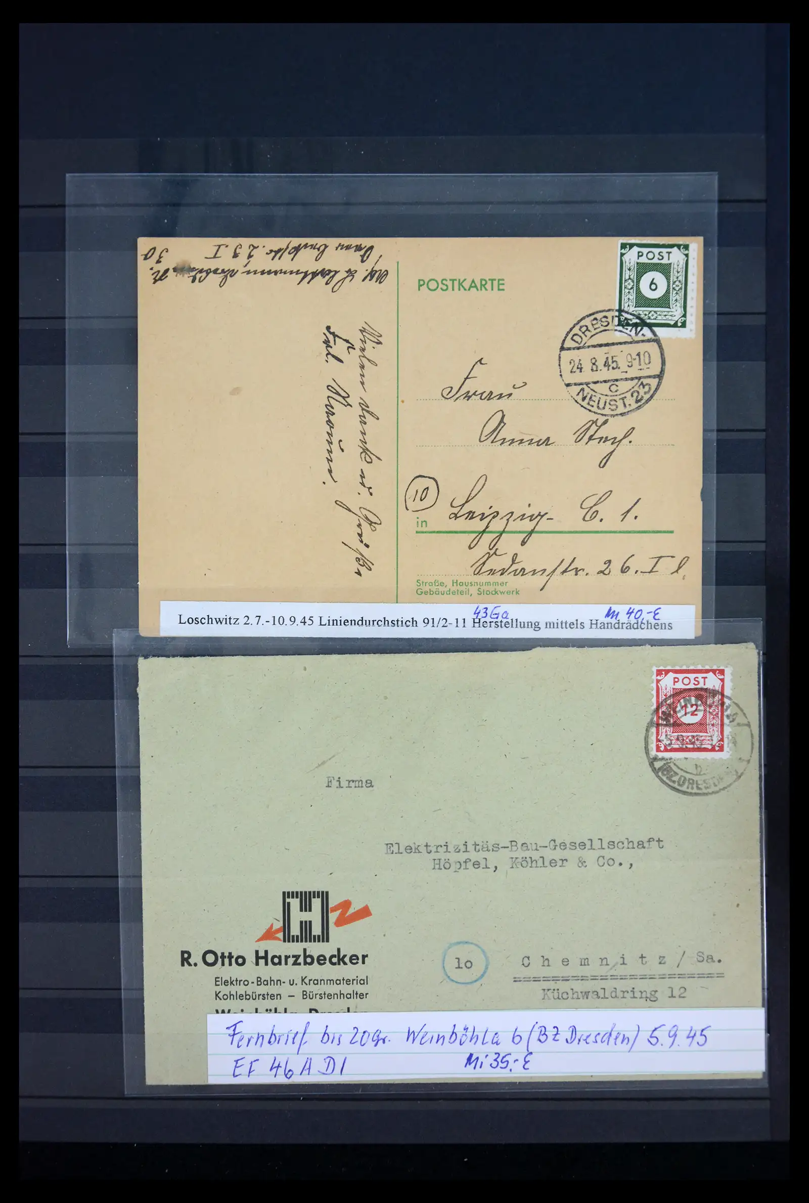 40790 0013 - Stamp collection 40790 German Zones 1945-1949.