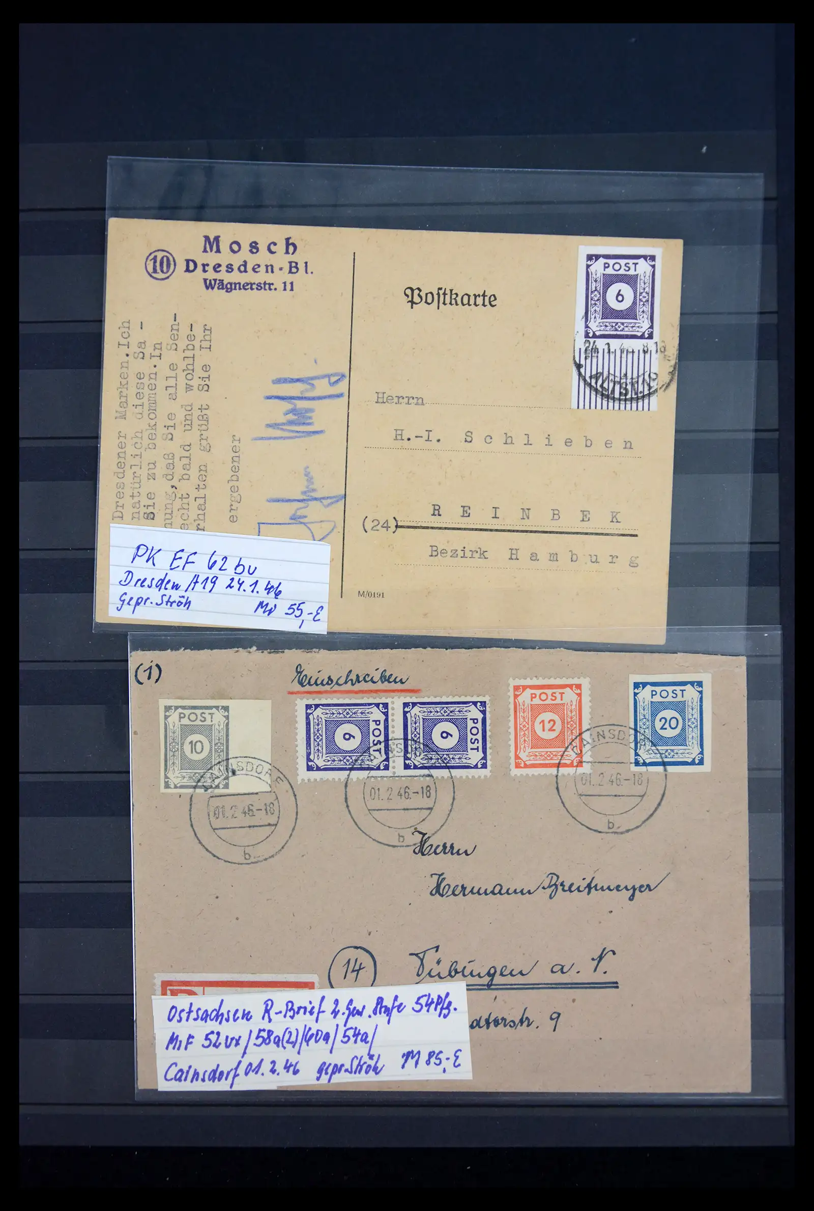 40790 0015 - Stamp collection 40790 German Zones 1945-1949.