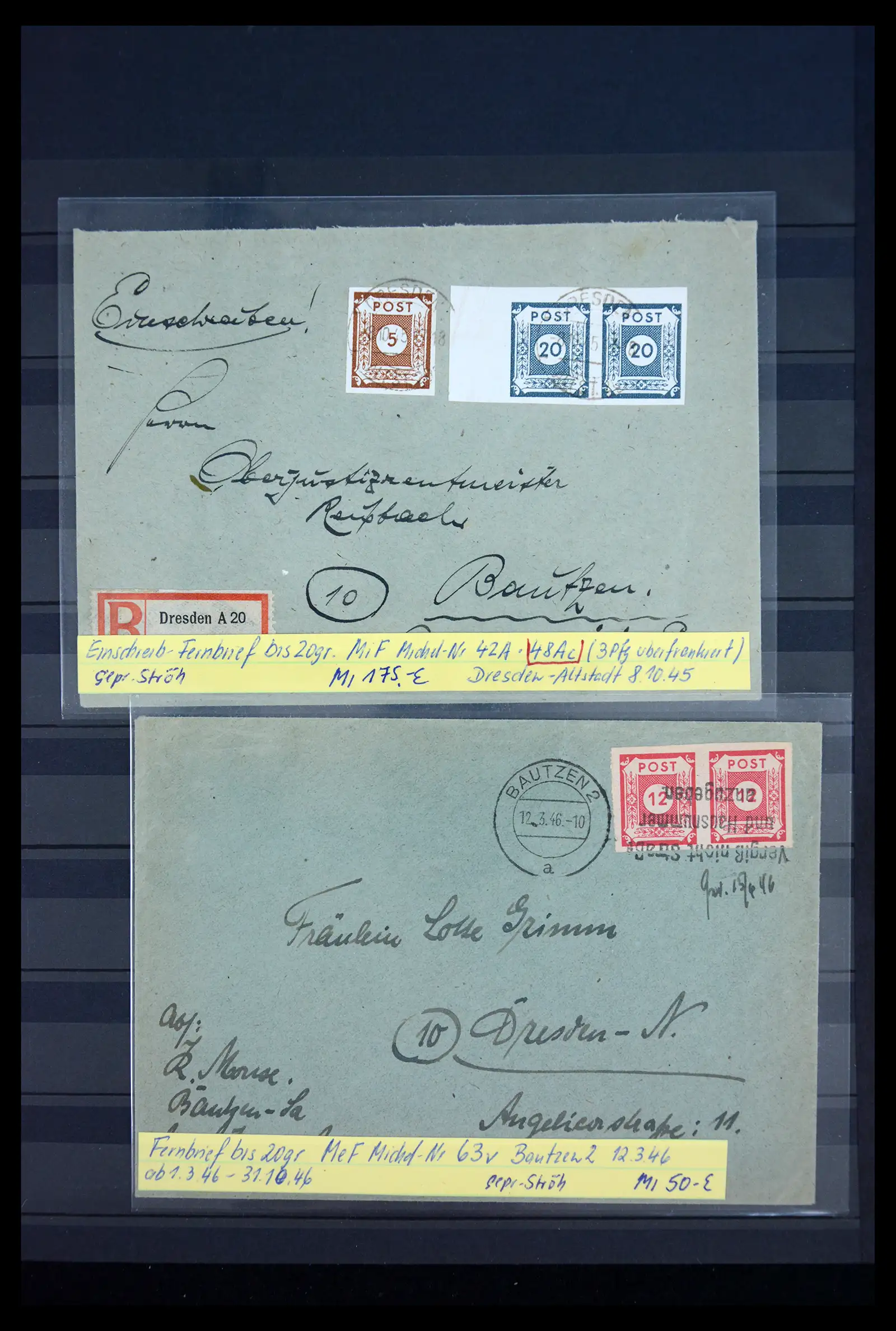 40790 0016 - Stamp collection 40790 German Zones 1945-1949.