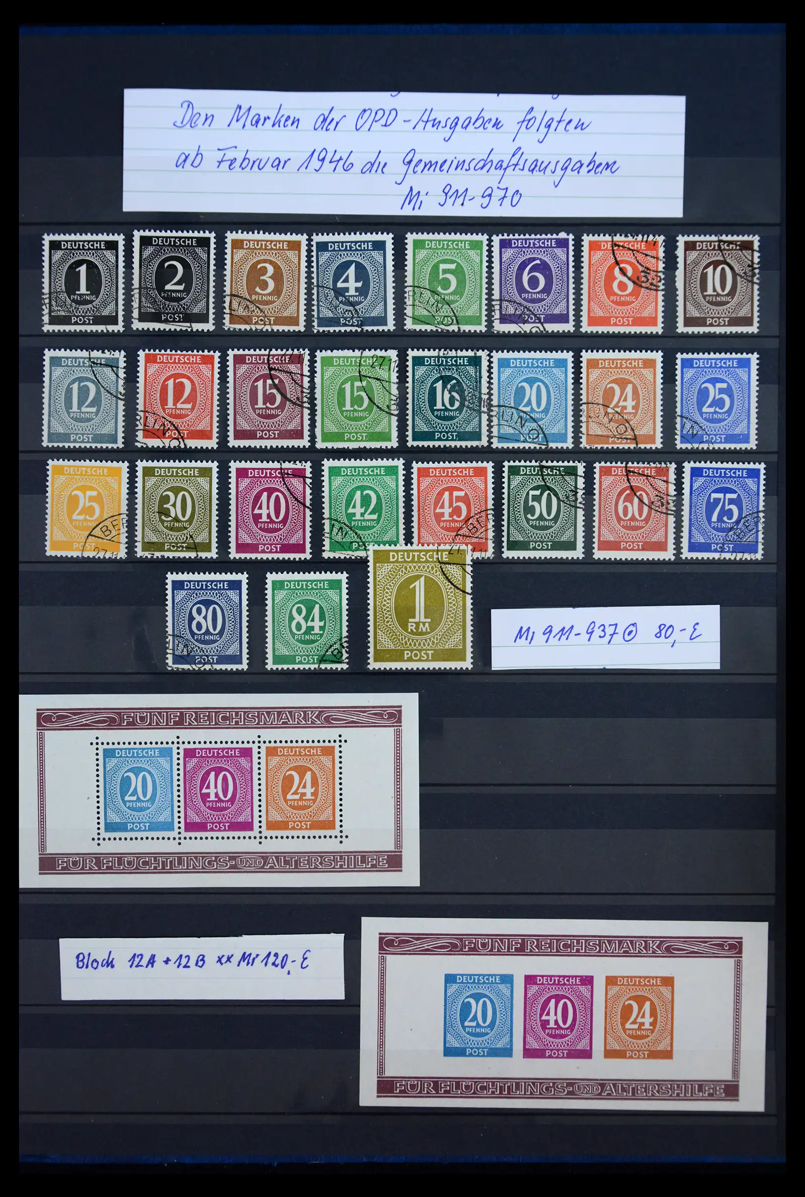40790 0019 - Stamp collection 40790 German Zones 1945-1949.