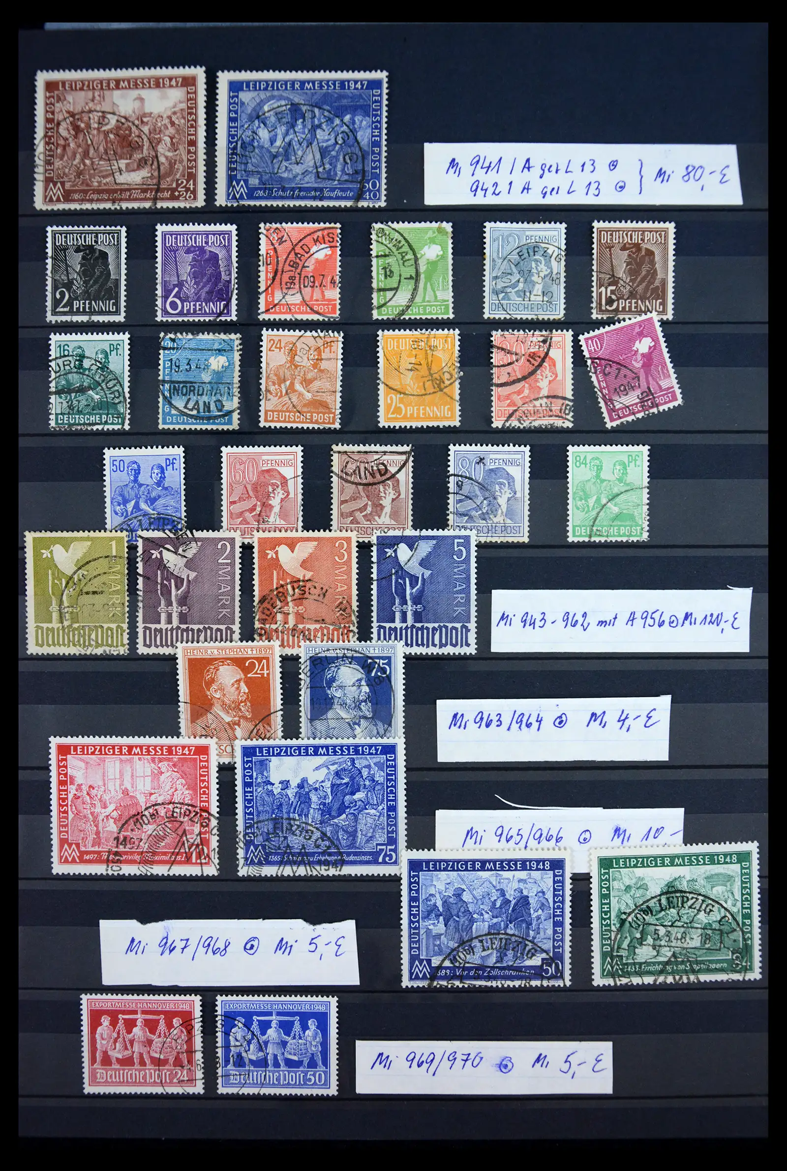40790 0020 - Stamp collection 40790 German Zones 1945-1949.