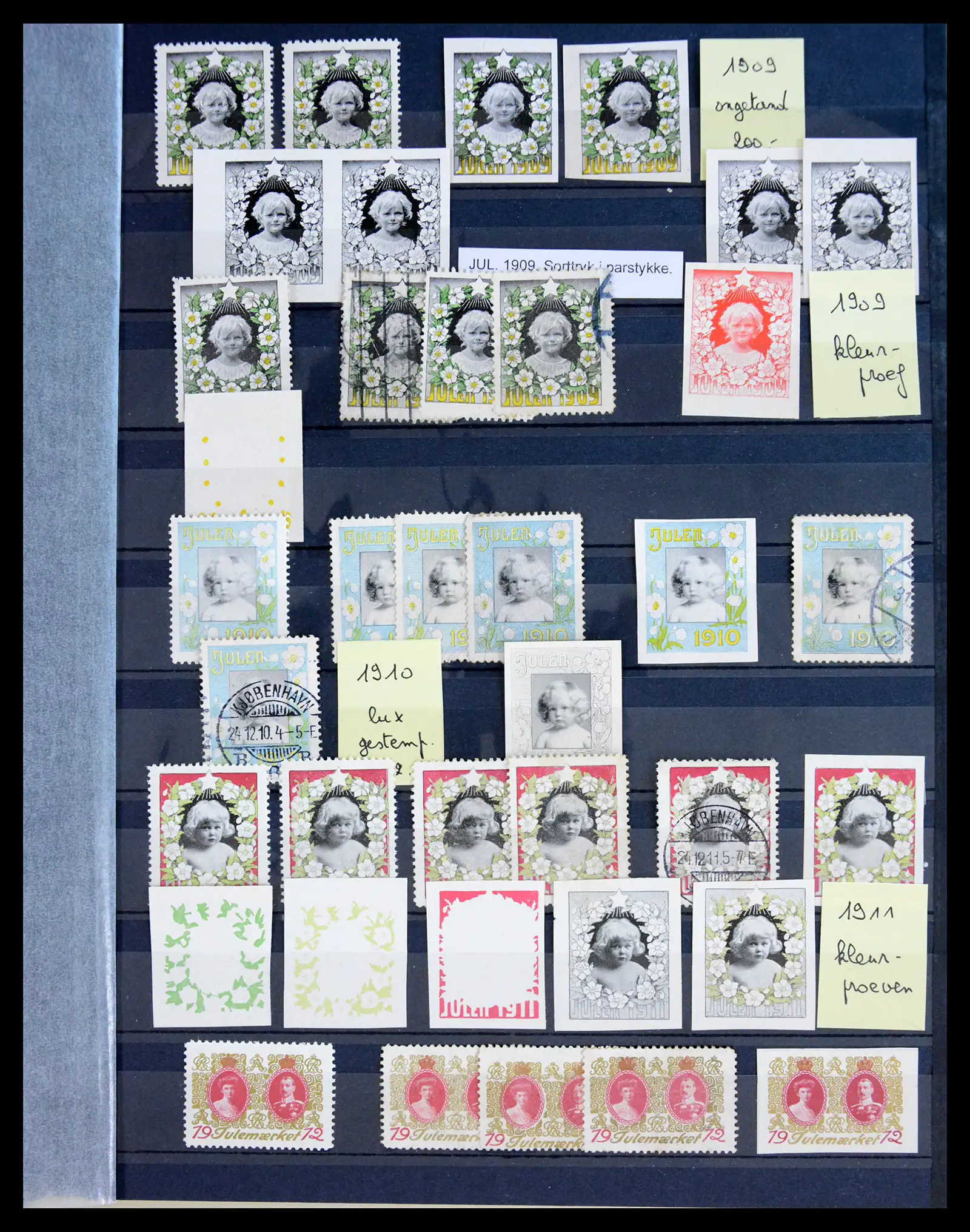 40792 0003 - Stamp collection 40792 Denmark Jul stamps 1904-2019!