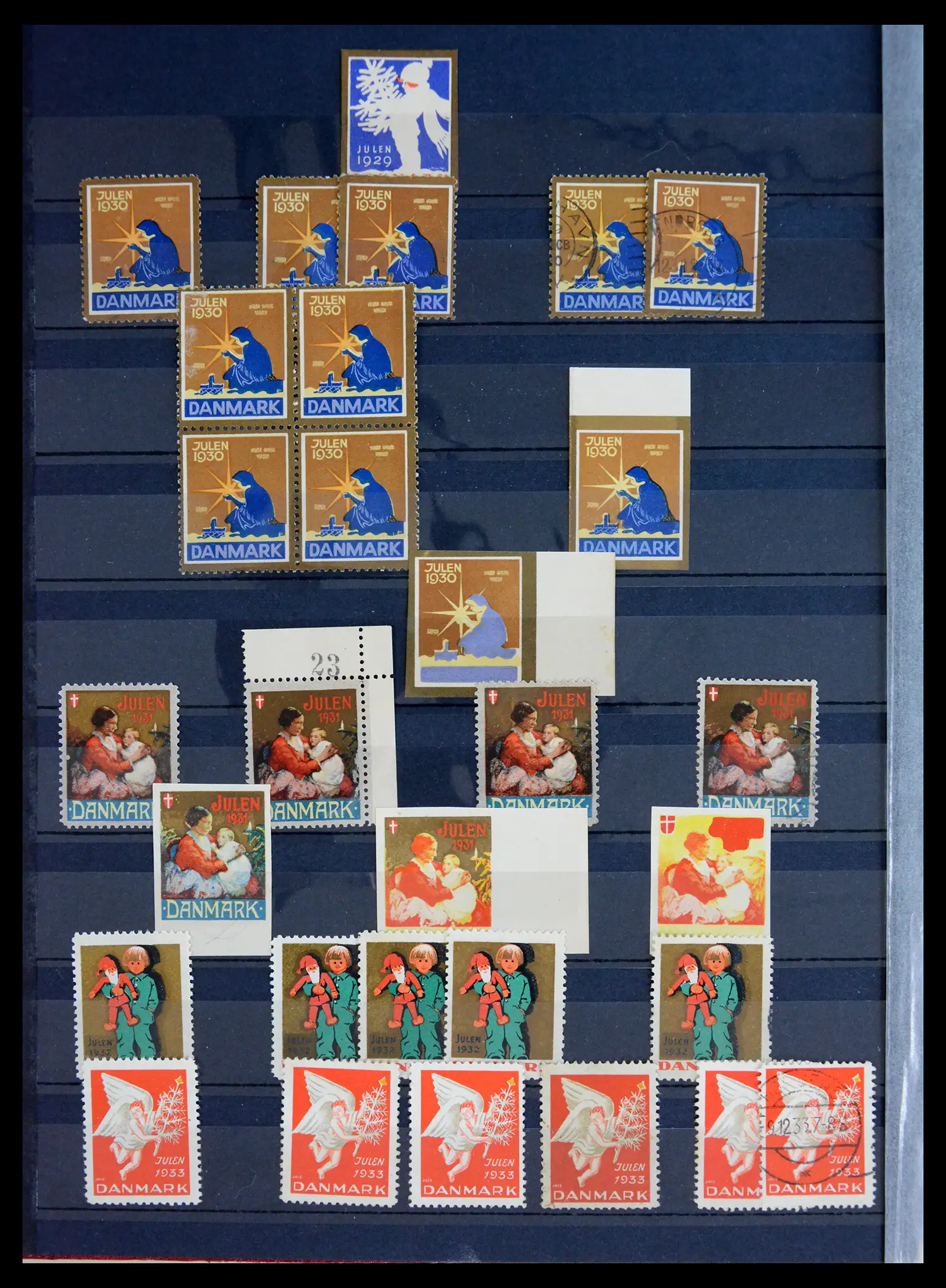 40792 0010 - Stamp collection 40792 Denmark Jul stamps 1904-2019!