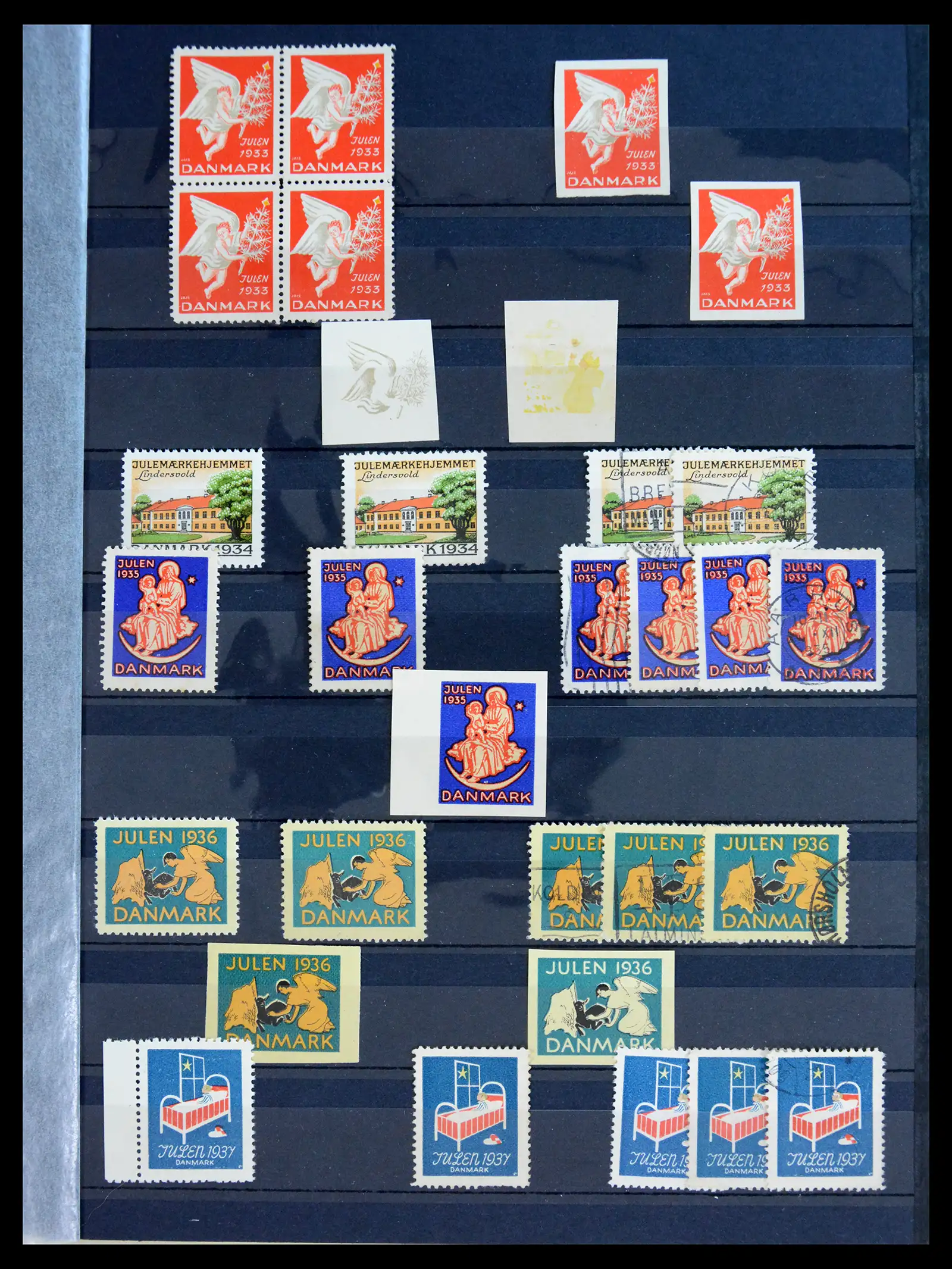 40792 0011 - Stamp collection 40792 Denmark Jul stamps 1904-2019!