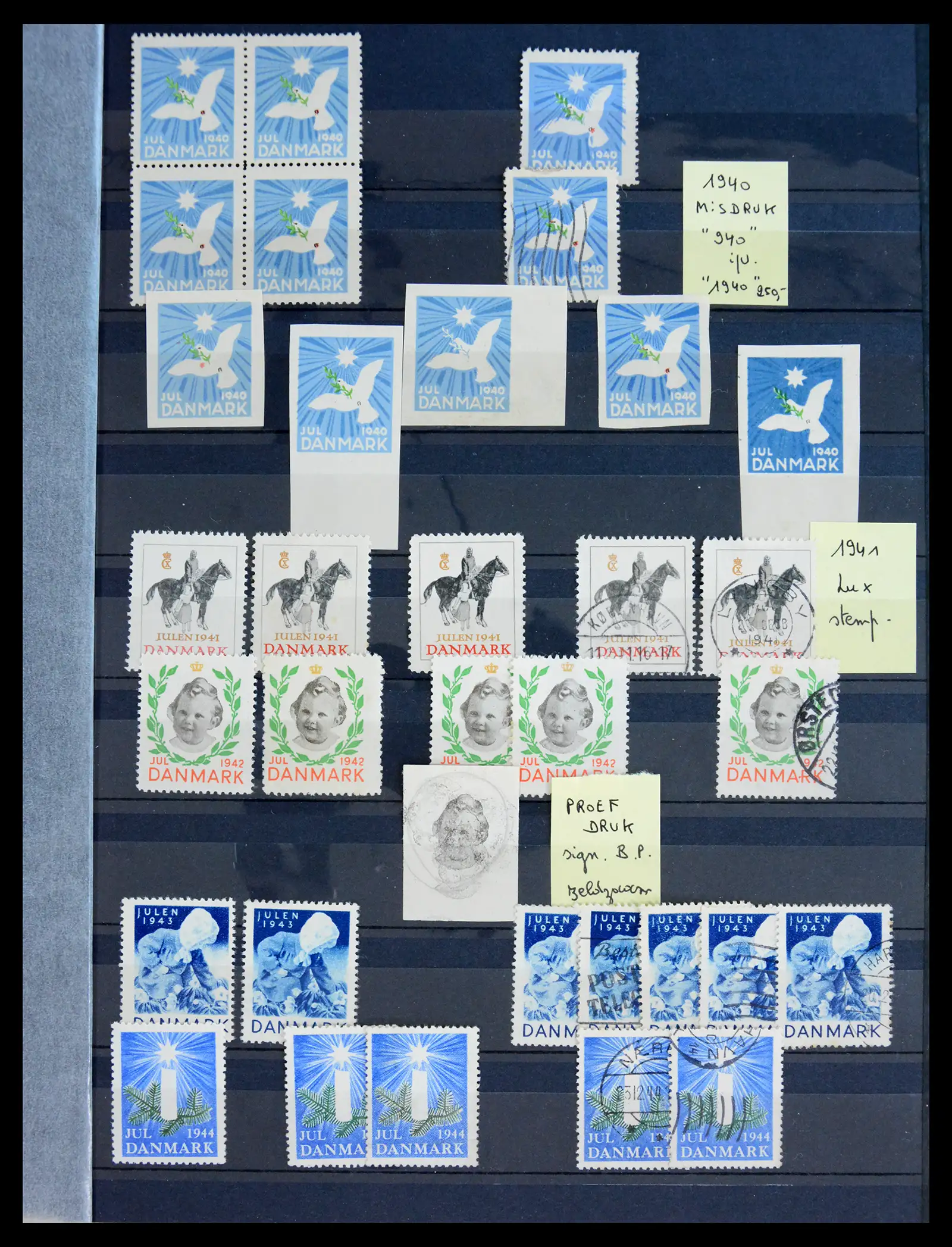 40792 0013 - Stamp collection 40792 Denmark Jul stamps 1904-2019!