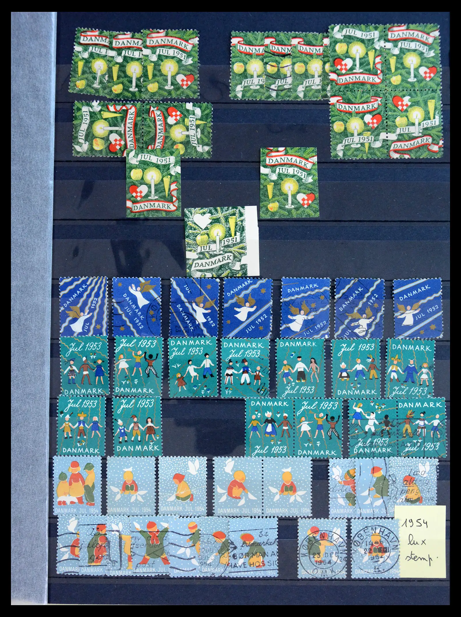 40792 0015 - Stamp collection 40792 Denmark Jul stamps 1904-2019!