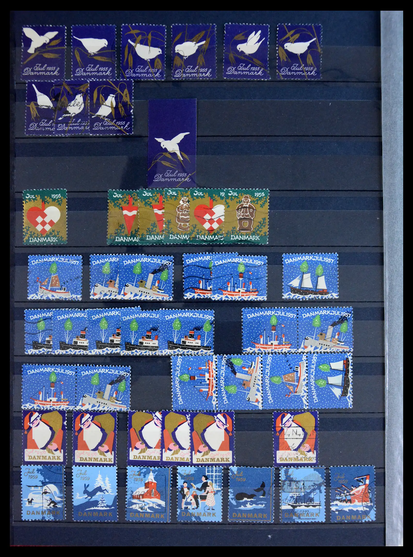 40792 0016 - Stamp collection 40792 Denmark Jul stamps 1904-2019!