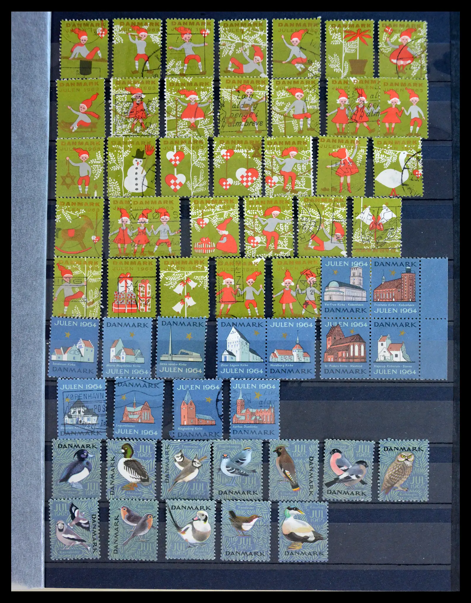 40792 0019 - Stamp collection 40792 Denmark Jul stamps 1904-2019!