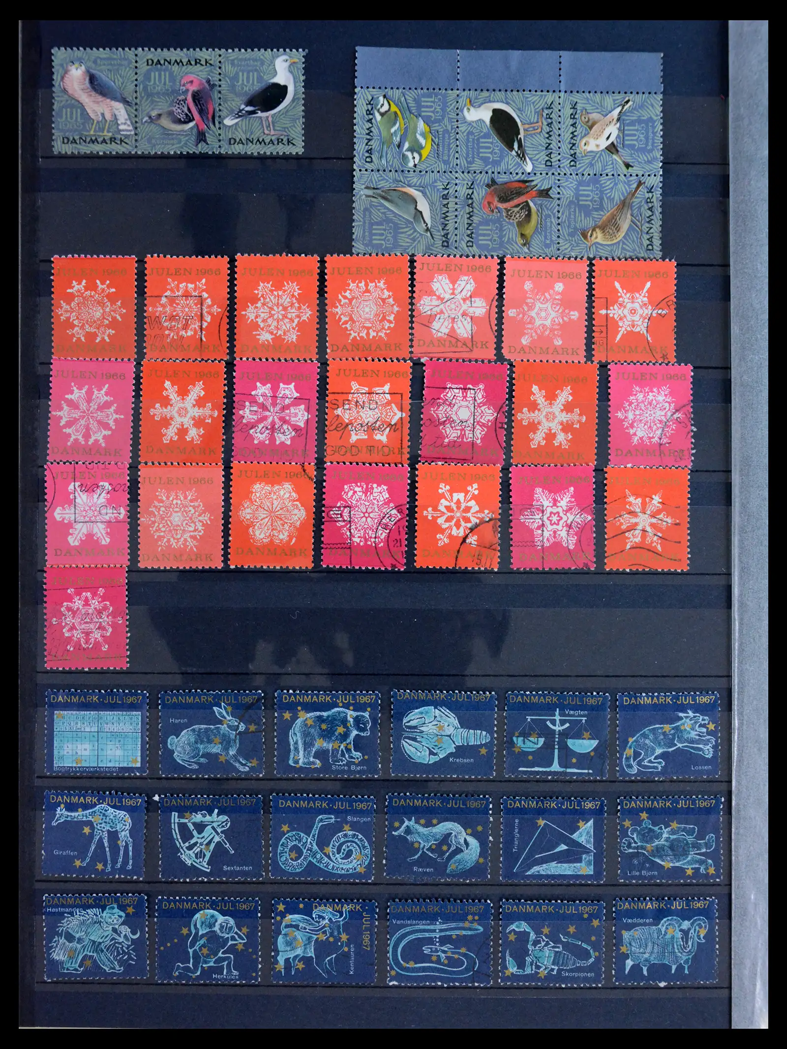 40792 0020 - Stamp collection 40792 Denmark Jul stamps 1904-2019!