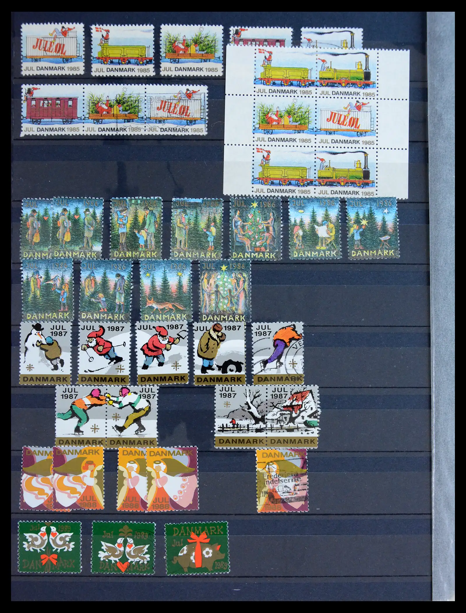 40792 0028 - Stamp collection 40792 Denmark Jul stamps 1904-2019!