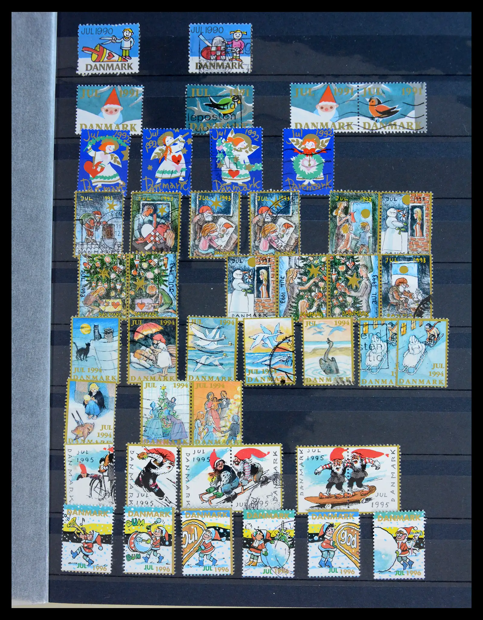 40792 0029 - Stamp collection 40792 Denmark Jul stamps 1904-2019!