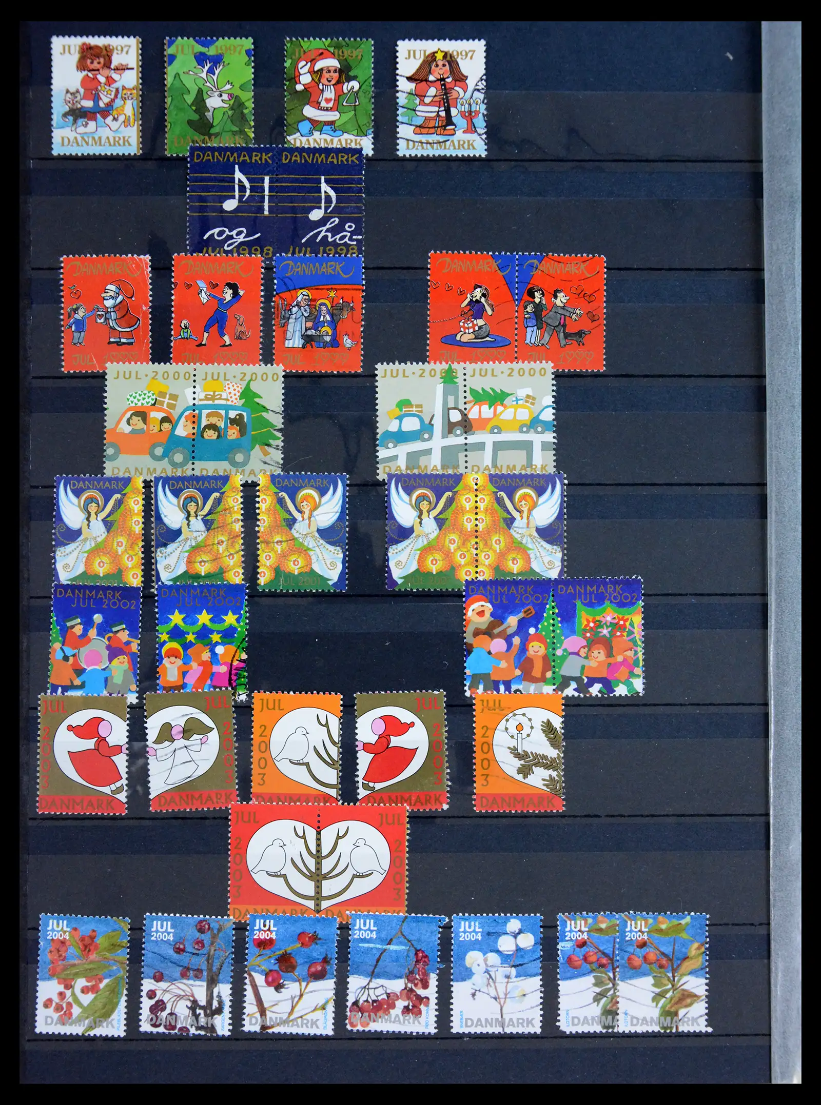 40792 0030 - Stamp collection 40792 Denmark Jul stamps 1904-2019!