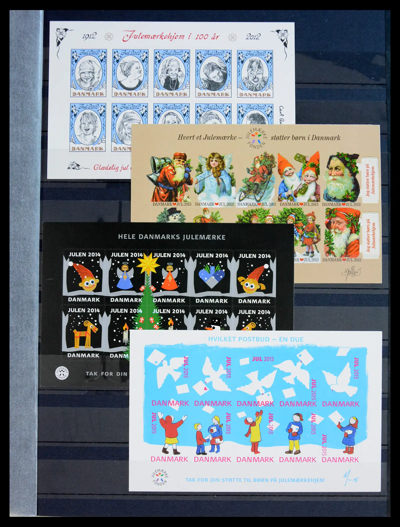 40792 0041 - Stamp collection 40792 Denmark Jul stamps 1904-2019!