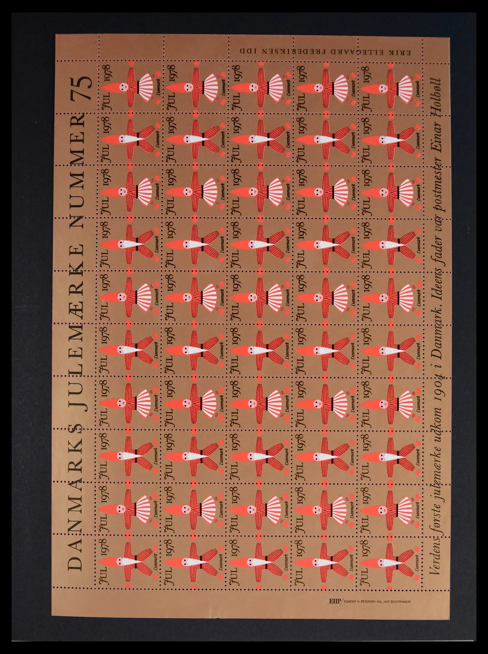 40792 0076 - Stamp collection 40792 Denmark Jul stamps 1904-2019!