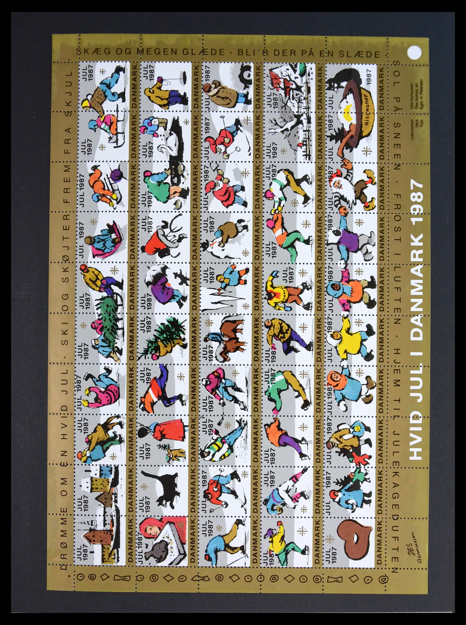 40792 0086 - Stamp collection 40792 Denmark Jul stamps 1904-2019!