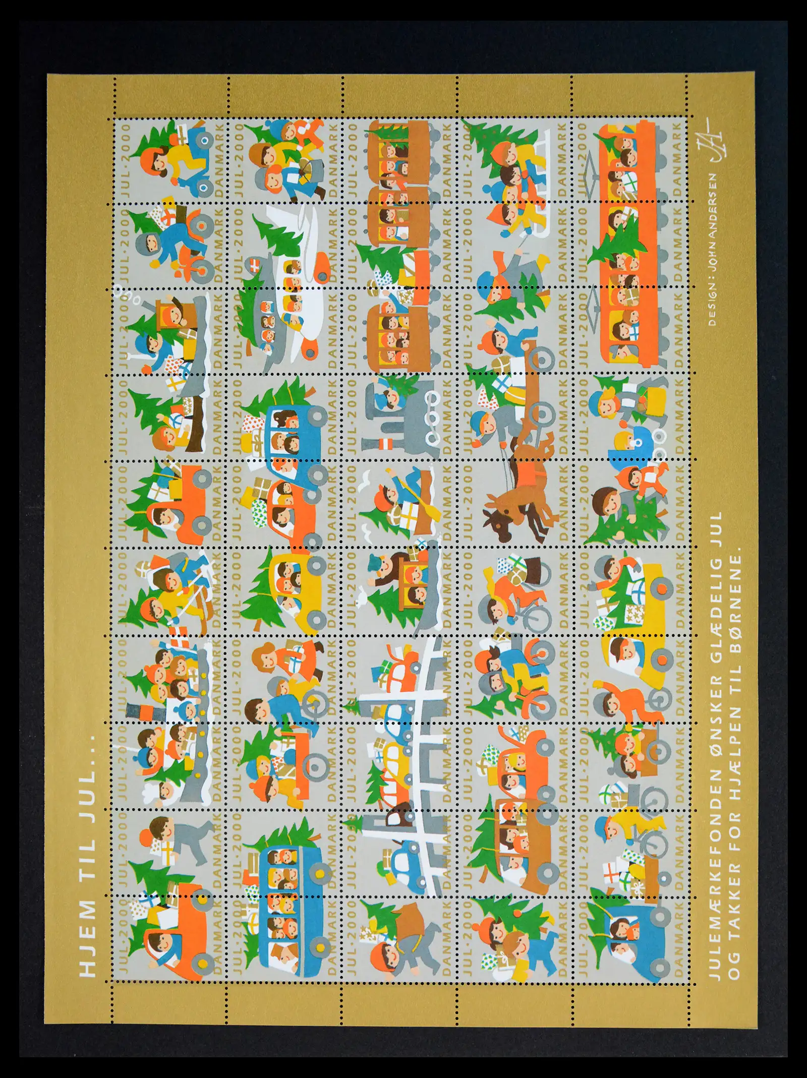 40792 0099 - Stamp collection 40792 Denmark Jul stamps 1904-2019!