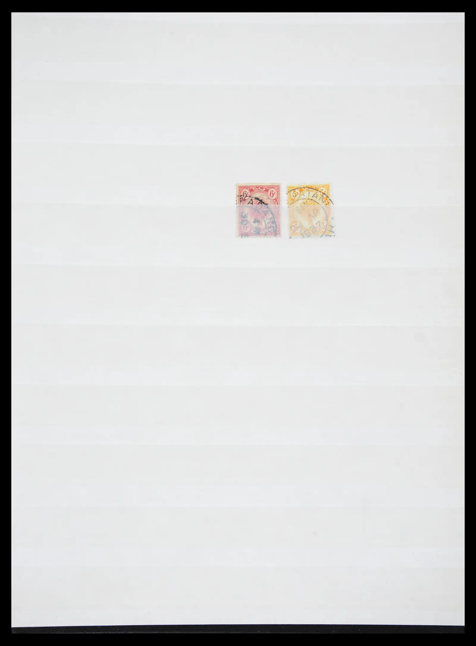 40824 0005 - Postzegelverzameling 40824 Maleisië stempels 1880-1950.