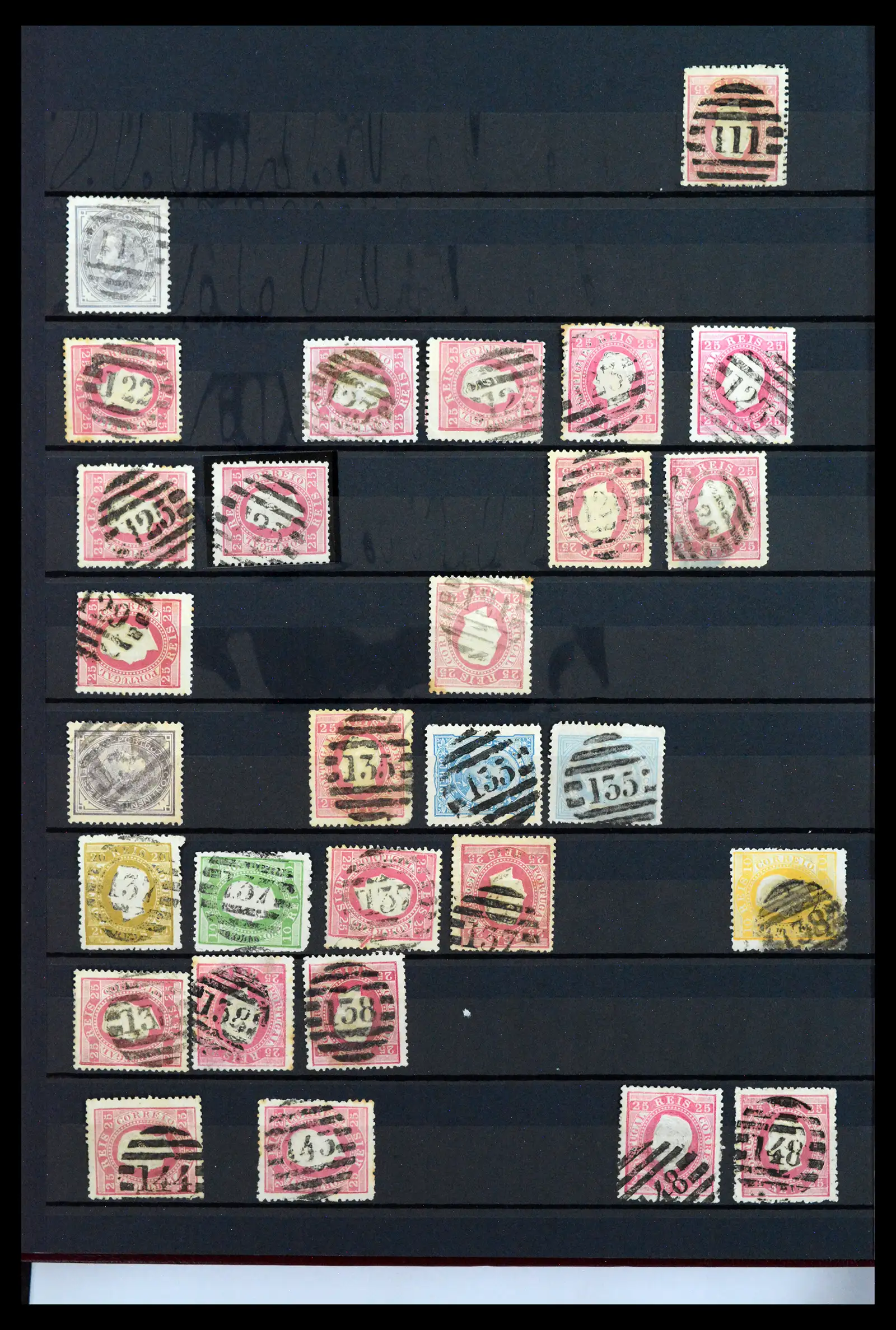 40835 0010 - Stamp collection 40835 Portugal cancels 1853-1920.