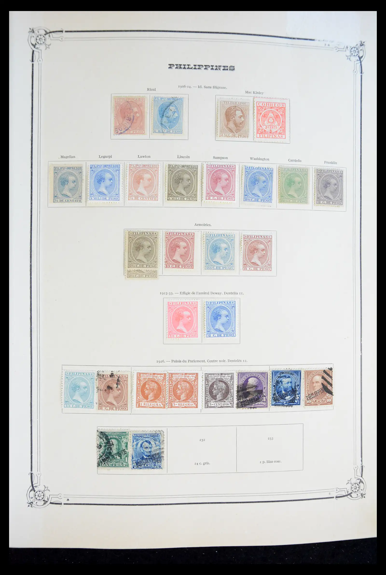 40838 0008 - Postzegelverzameling 40838 Filippijnen 1854-2007.