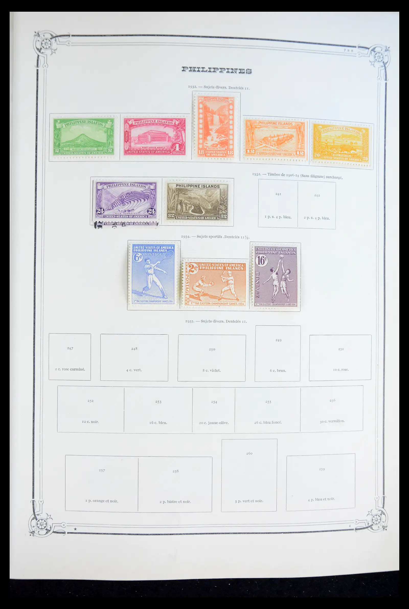 40838 0009 - Postzegelverzameling 40838 Filippijnen 1854-2007.