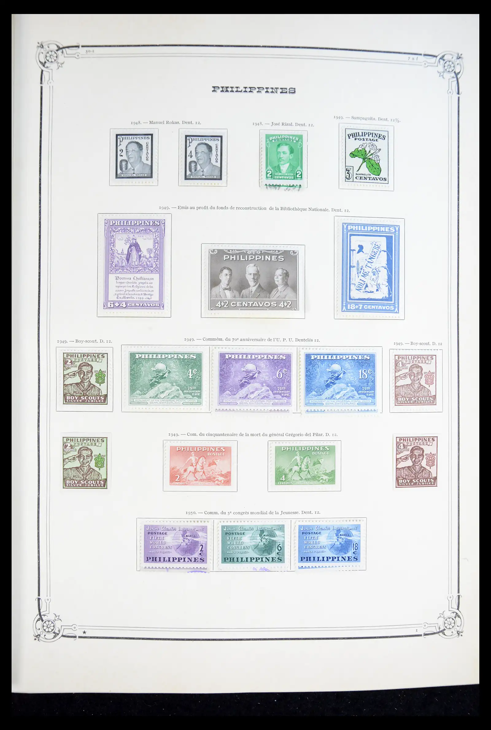 40838 0015 - Postzegelverzameling 40838 Filippijnen 1854-2007.