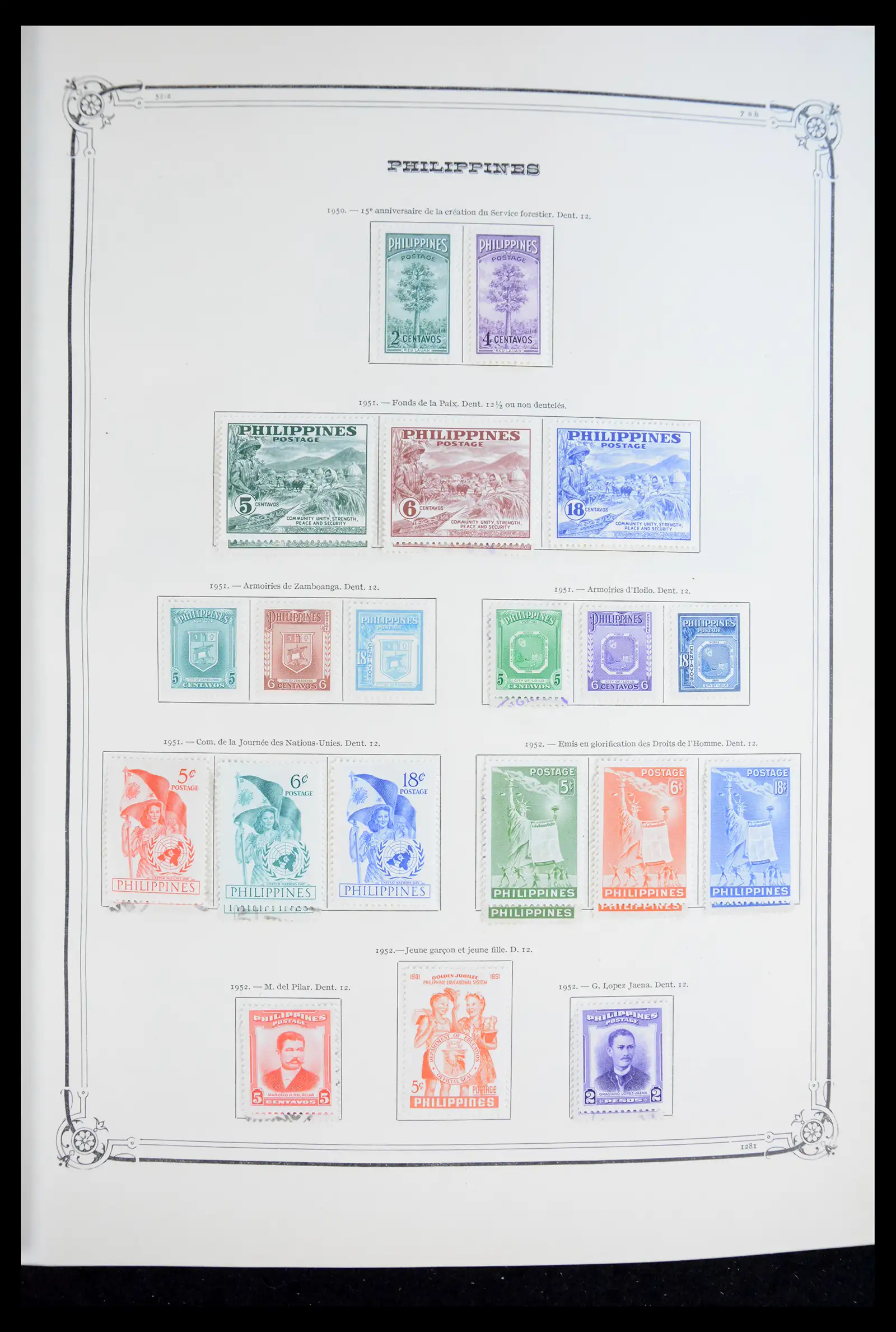 40838 0017 - Postzegelverzameling 40838 Filippijnen 1854-2007.