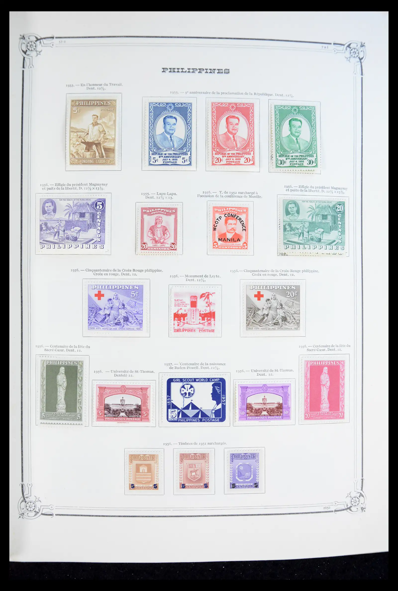 40838 0020 - Postzegelverzameling 40838 Filippijnen 1854-2007.