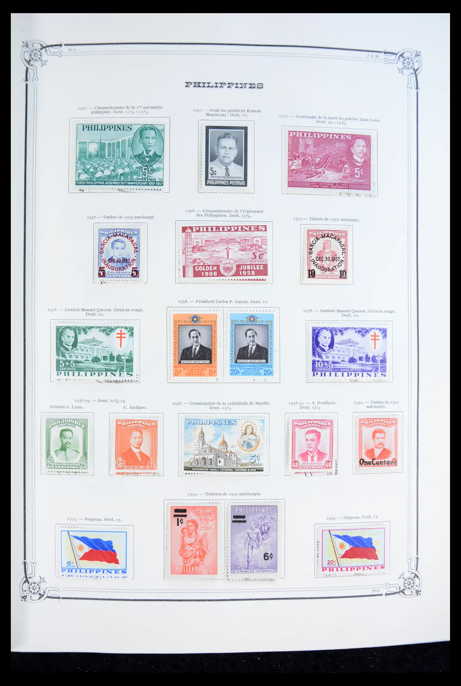 40838 0021 - Postzegelverzameling 40838 Filippijnen 1854-2007.