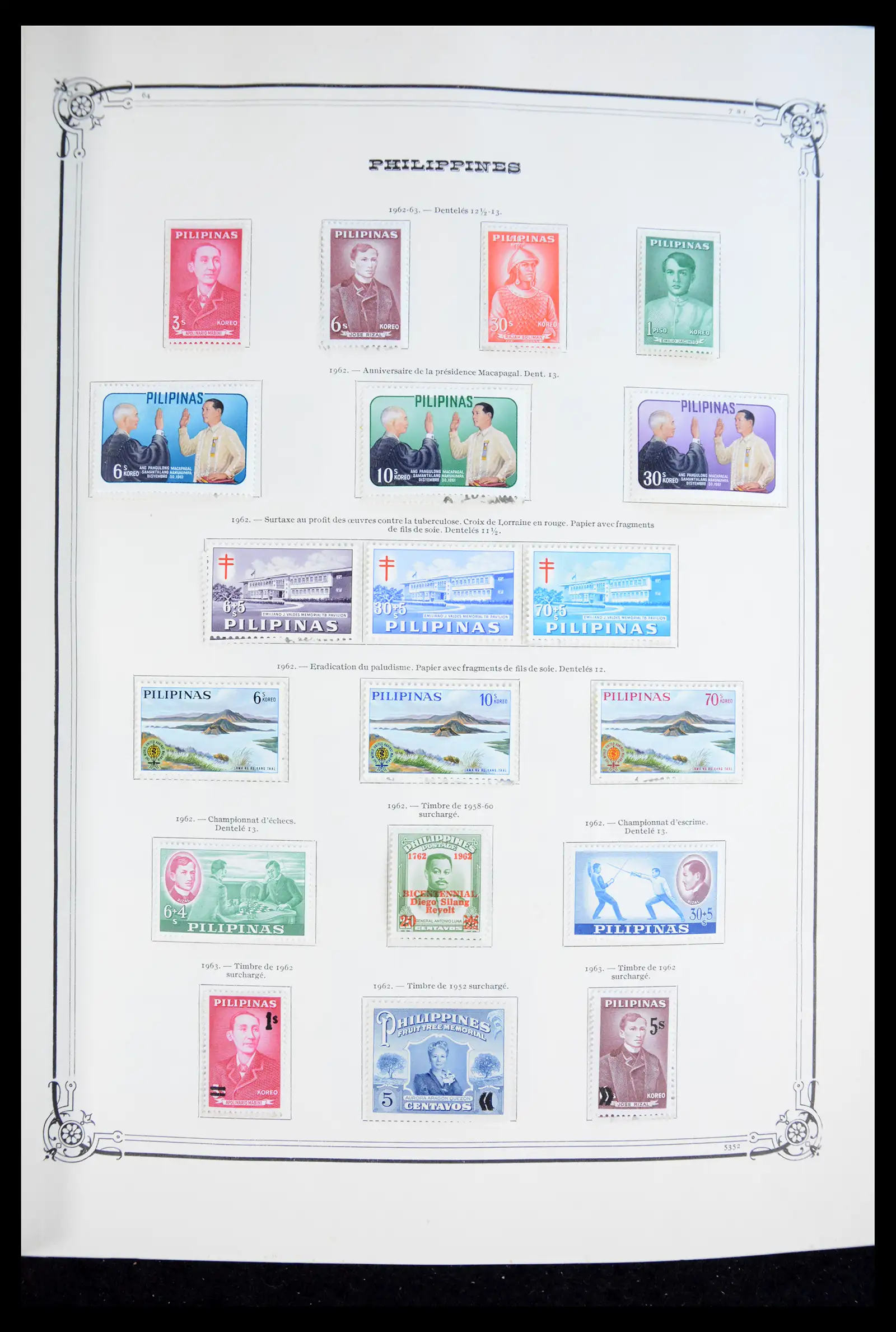 40838 0026 - Postzegelverzameling 40838 Filippijnen 1854-2007.