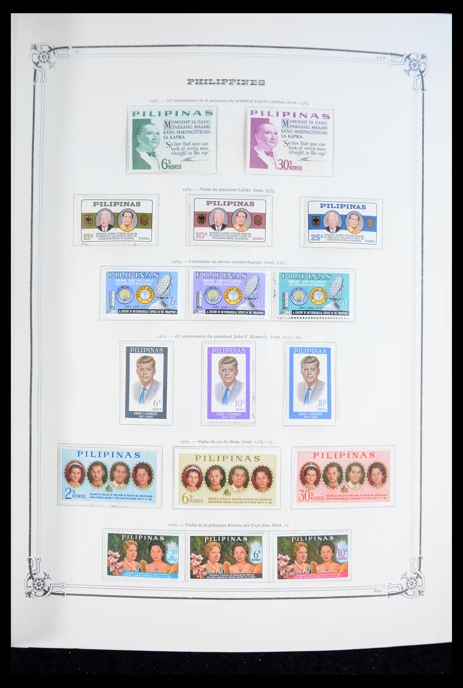 40838 0030 - Postzegelverzameling 40838 Filippijnen 1854-2007.