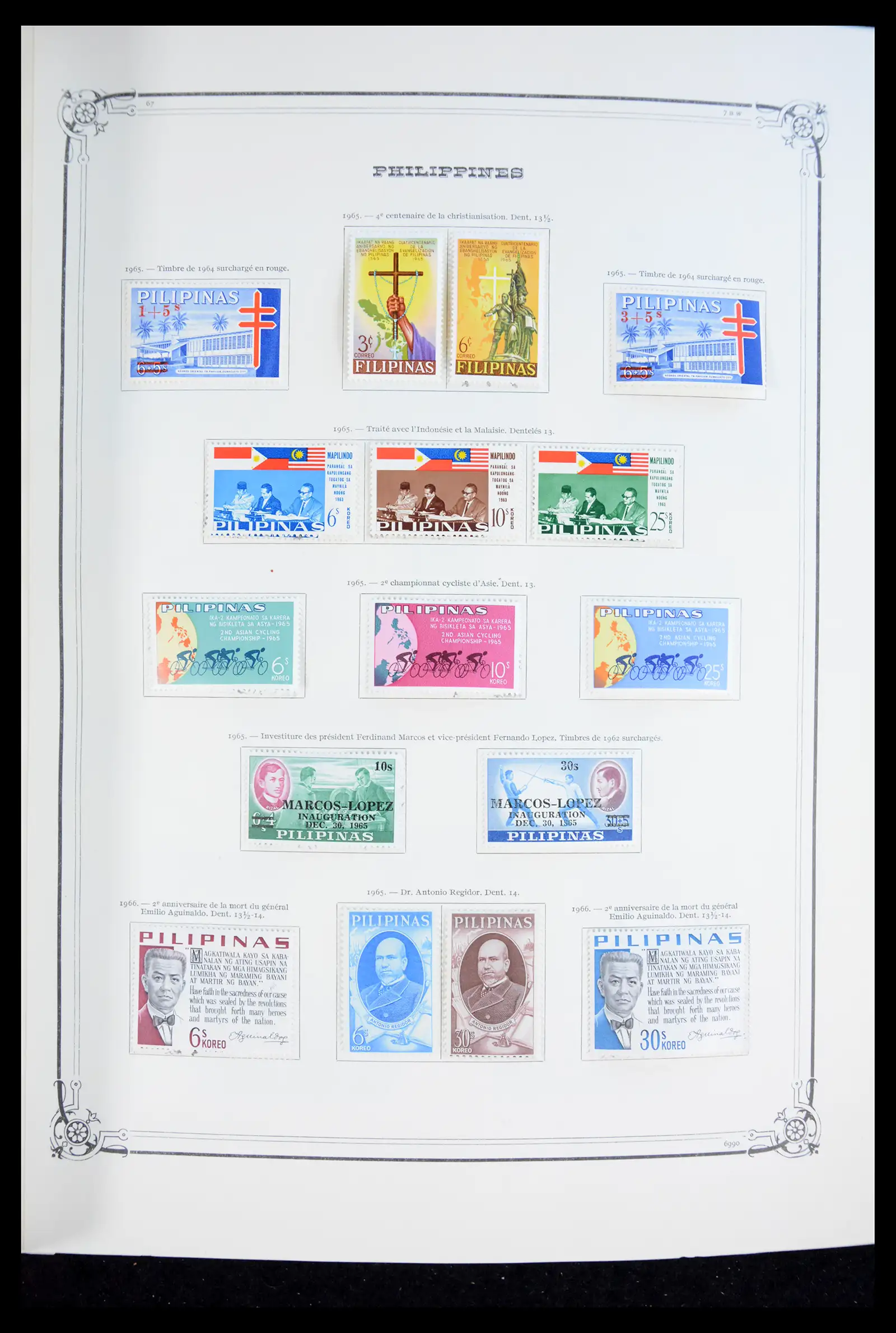 40838 0031 - Postzegelverzameling 40838 Filippijnen 1854-2007.