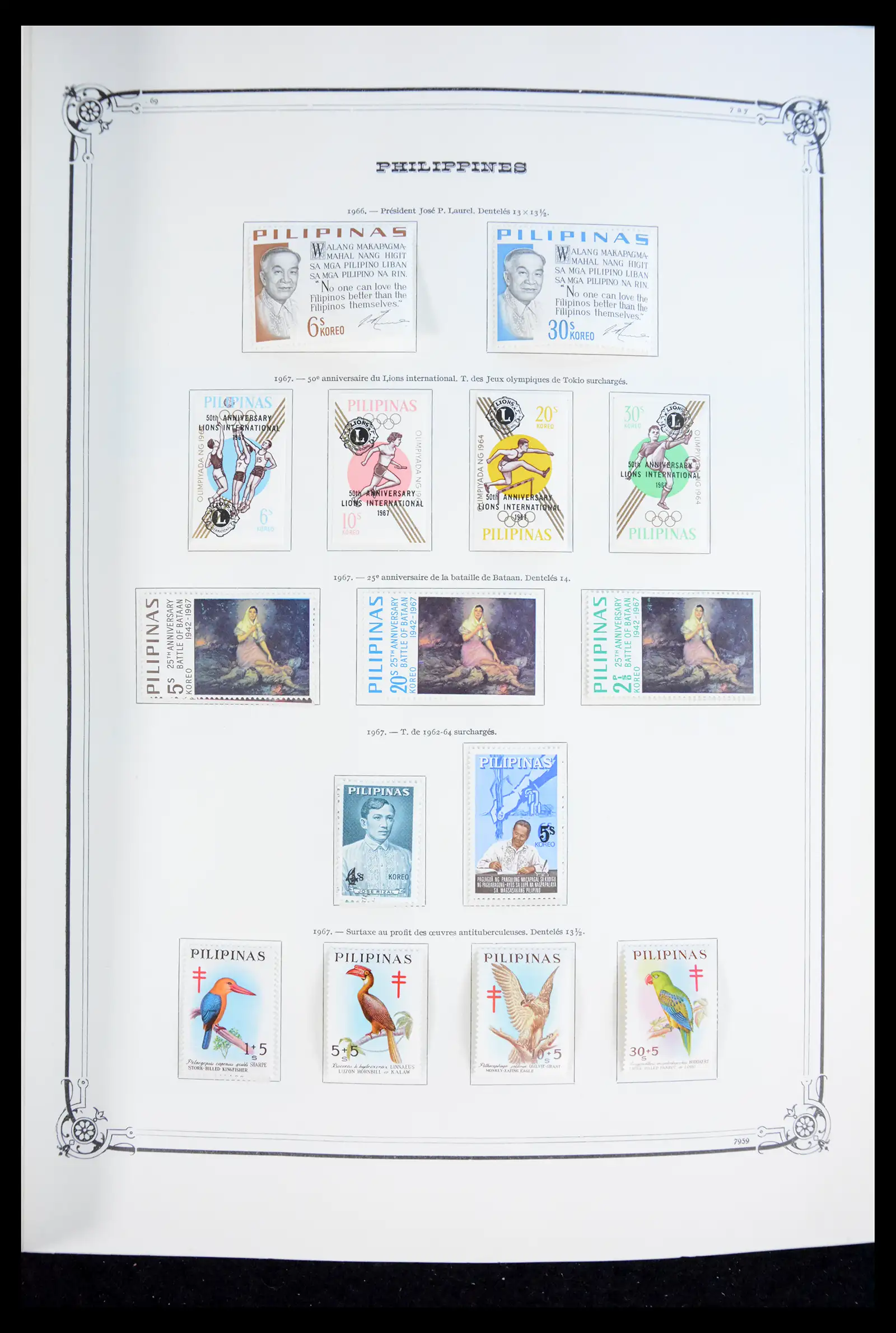 40838 0033 - Postzegelverzameling 40838 Filippijnen 1854-2007.
