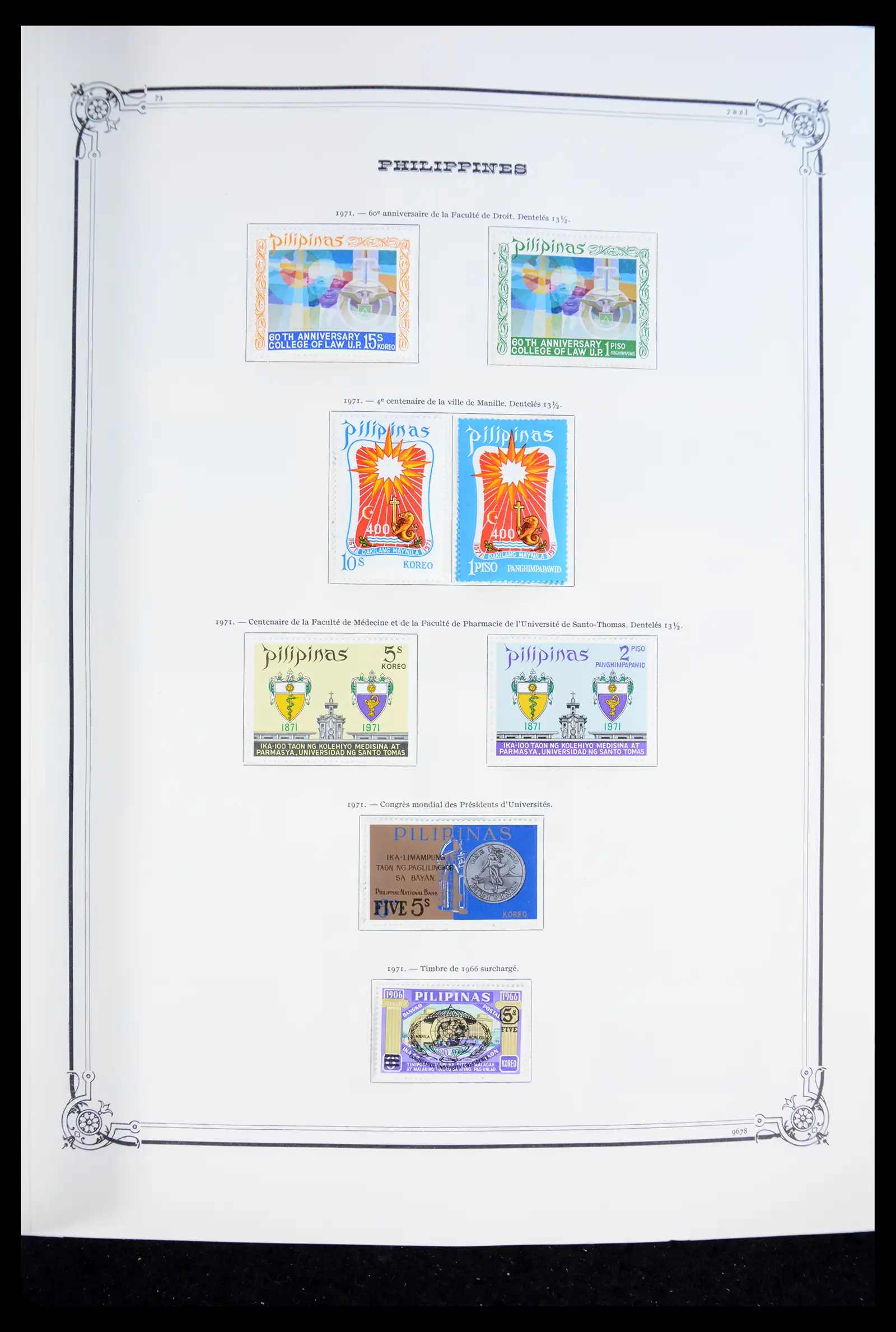 40838 0045 - Postzegelverzameling 40838 Filippijnen 1854-2007.