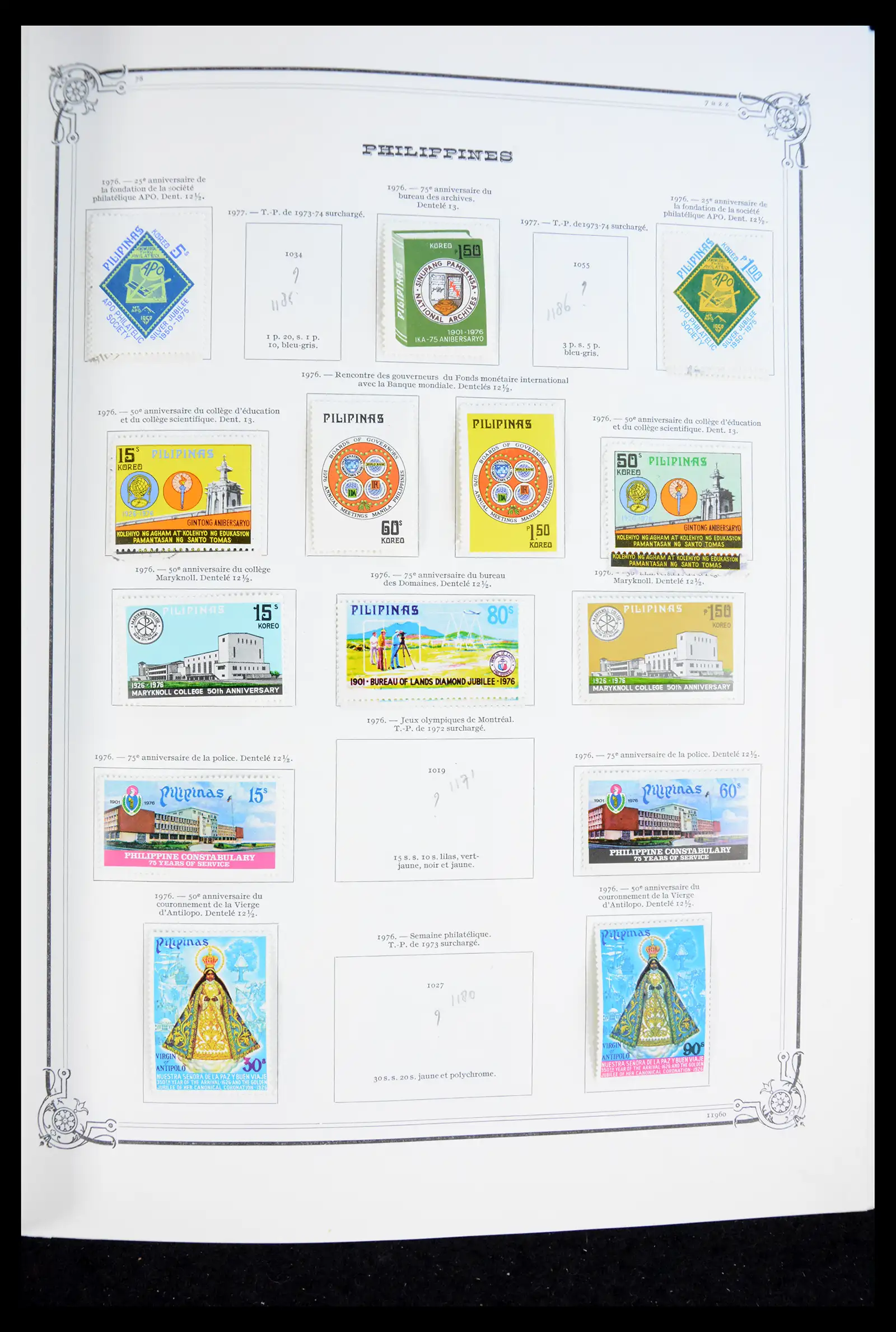 40838 0059 - Postzegelverzameling 40838 Filippijnen 1854-2007.