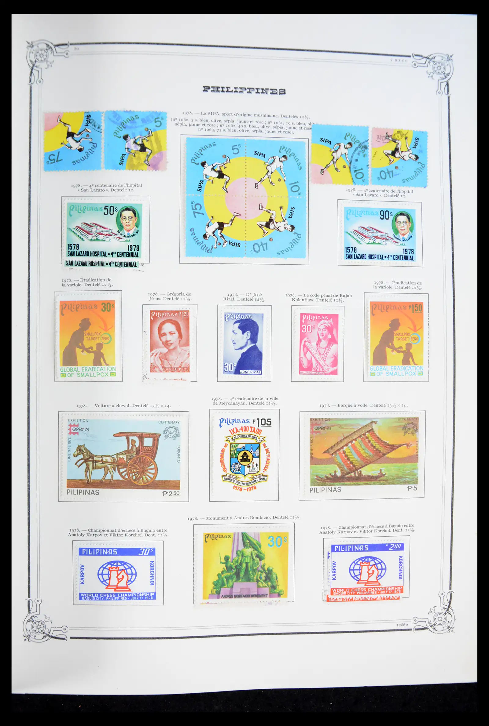 40838 0062 - Postzegelverzameling 40838 Filippijnen 1854-2007.