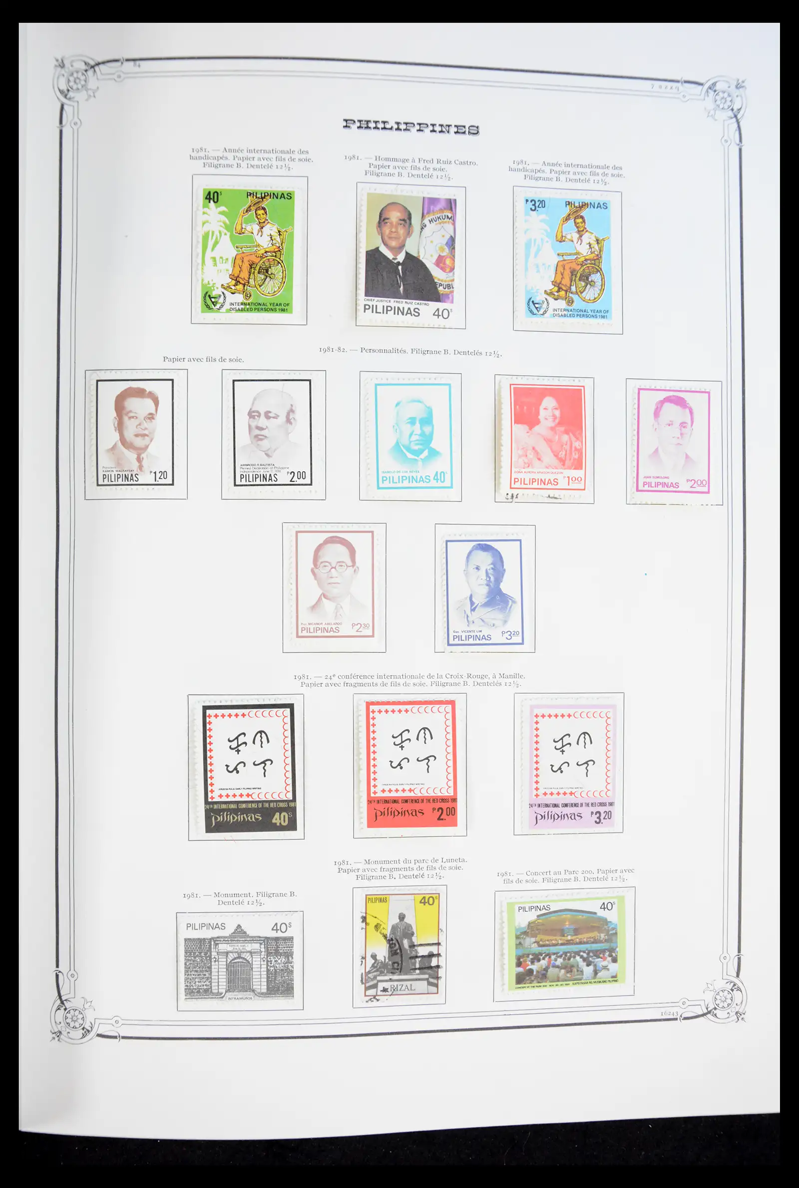40838 0073 - Postzegelverzameling 40838 Filippijnen 1854-2007.