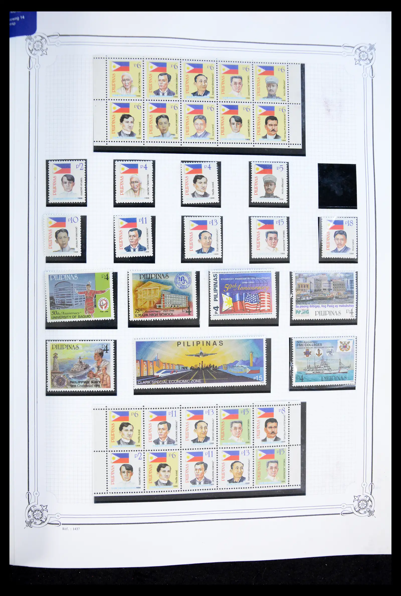 40838 0079 - Postzegelverzameling 40838 Filippijnen 1854-2007.
