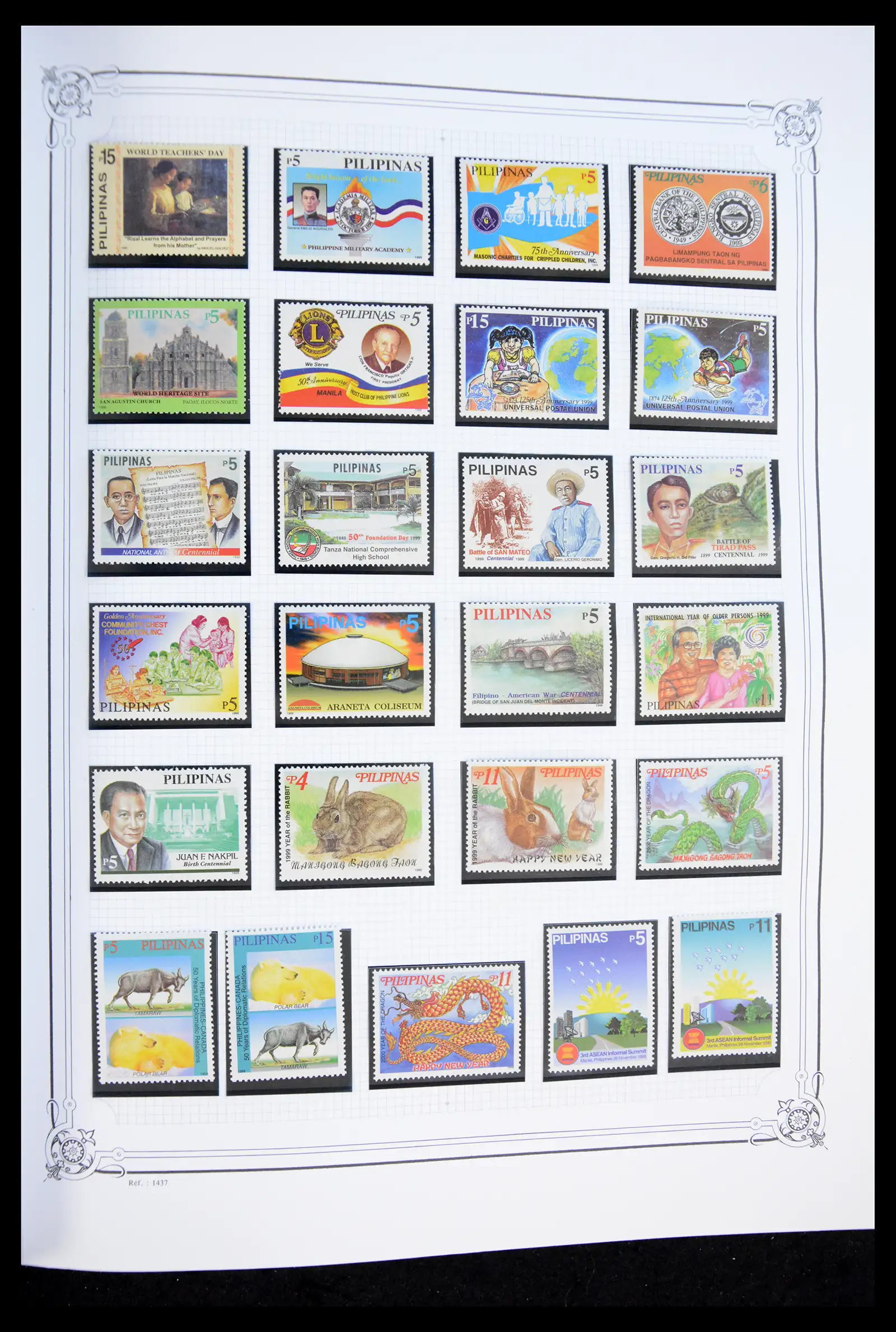40838 0089 - Postzegelverzameling 40838 Filippijnen 1854-2007.