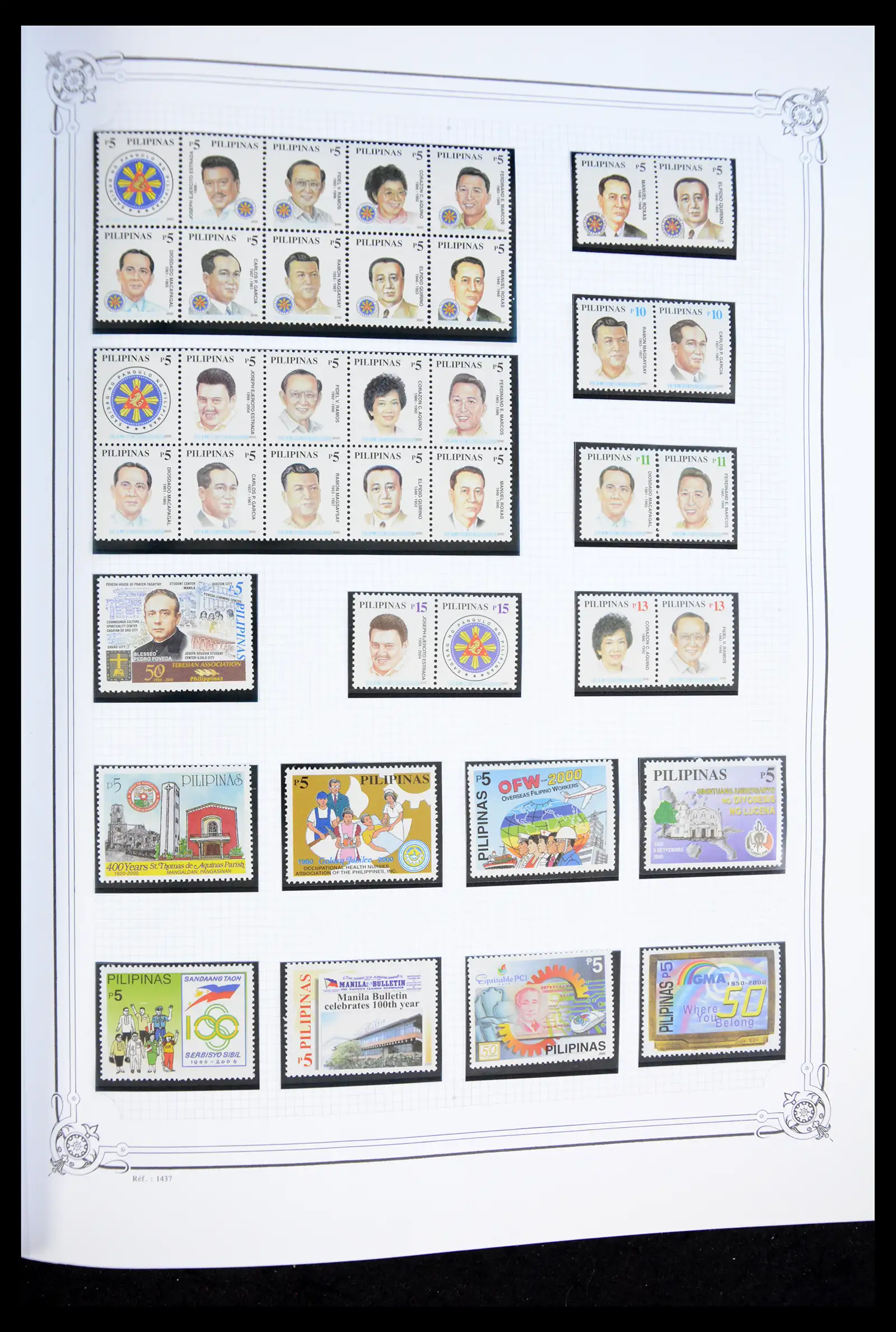 40838 0093 - Postzegelverzameling 40838 Filippijnen 1854-2007.