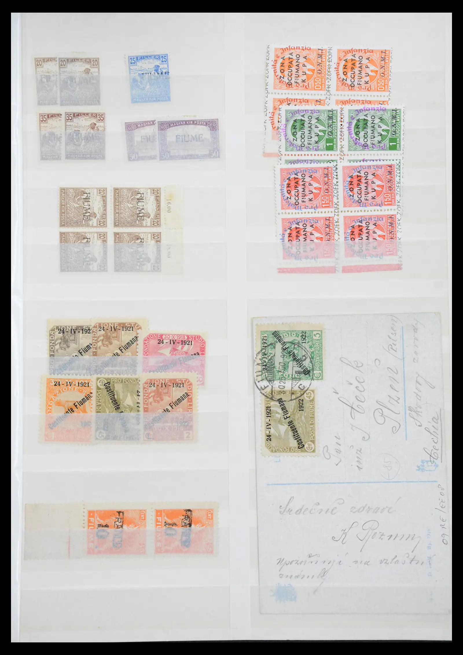 40842 0003 - Stamp collection 40842 Fiume 1918-1942. 40842 0003 - Stamp collection 40842 Fiume 1918-1942.