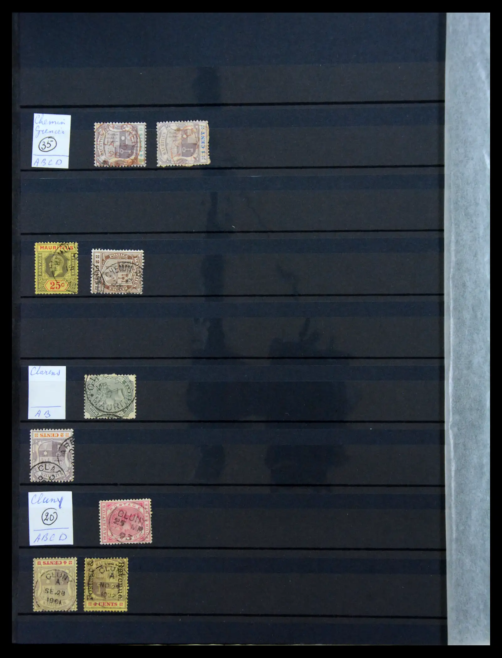 40845 0011a - Postzegelverzameling 40845 Mauritius stempelverzameling 1858-1970.
